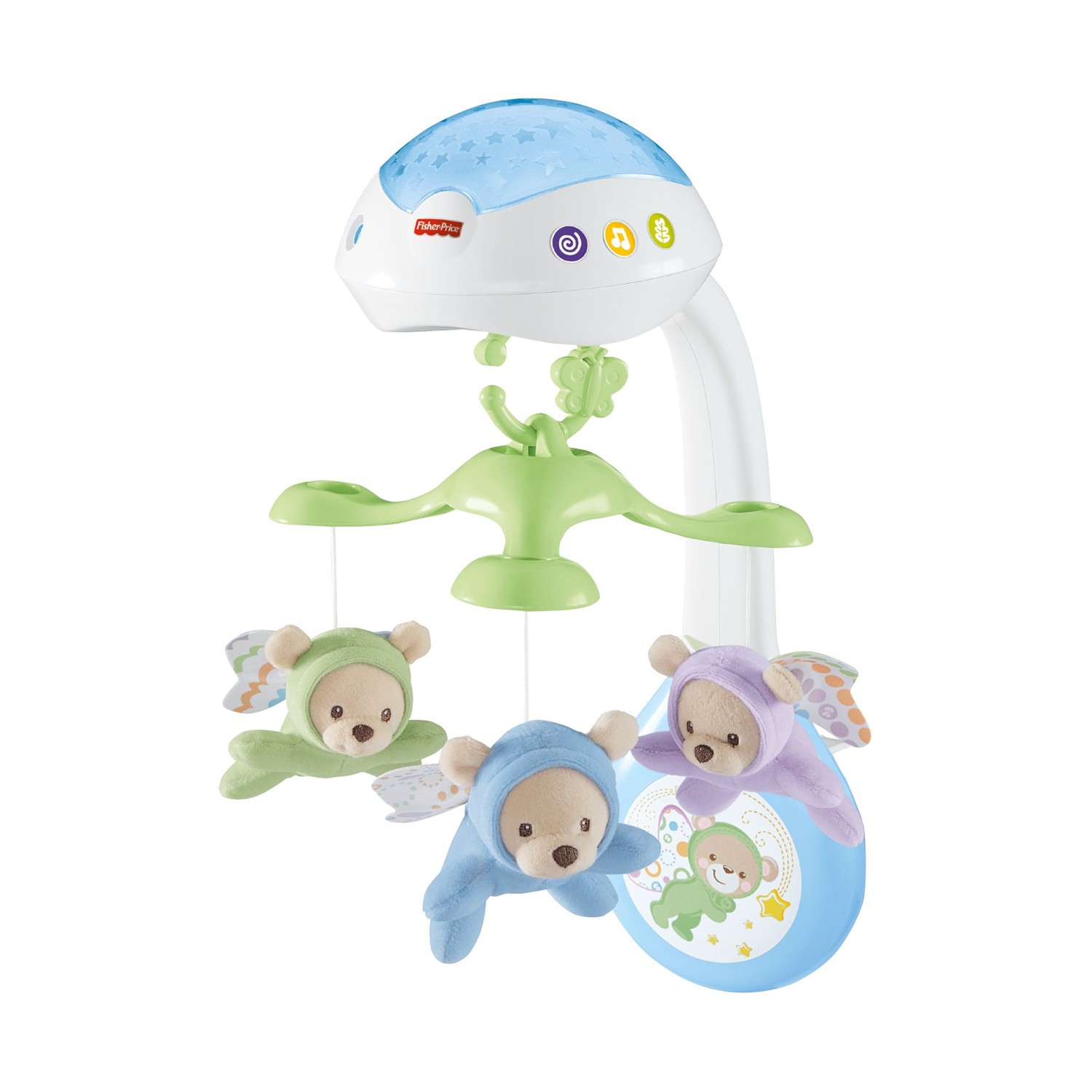 Fisher-Price: Butterfly Dreams 3‑in‑1 Projection Mobile (CDN41)