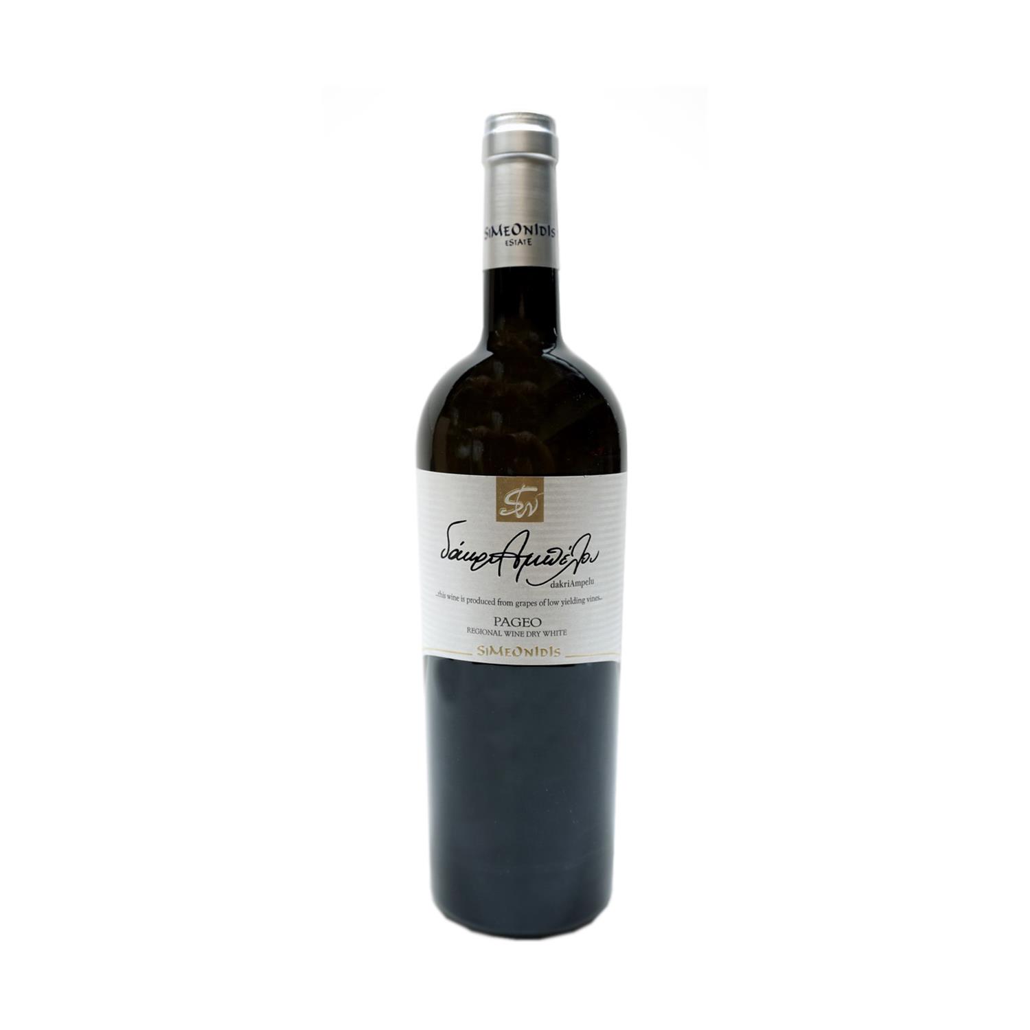 Simeonidis - Dakry Ampelou - White Dry Wine Chardonnay Oak P.G.I.,750ml