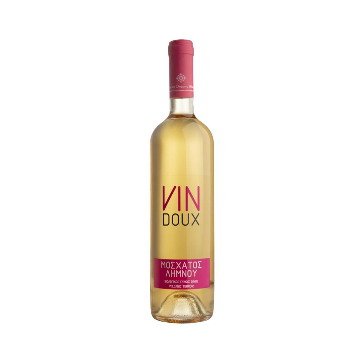 Limnos Organic wines - Vin Doux - Moscato Limnou - Bio White Sweet P.D.O.,750ml