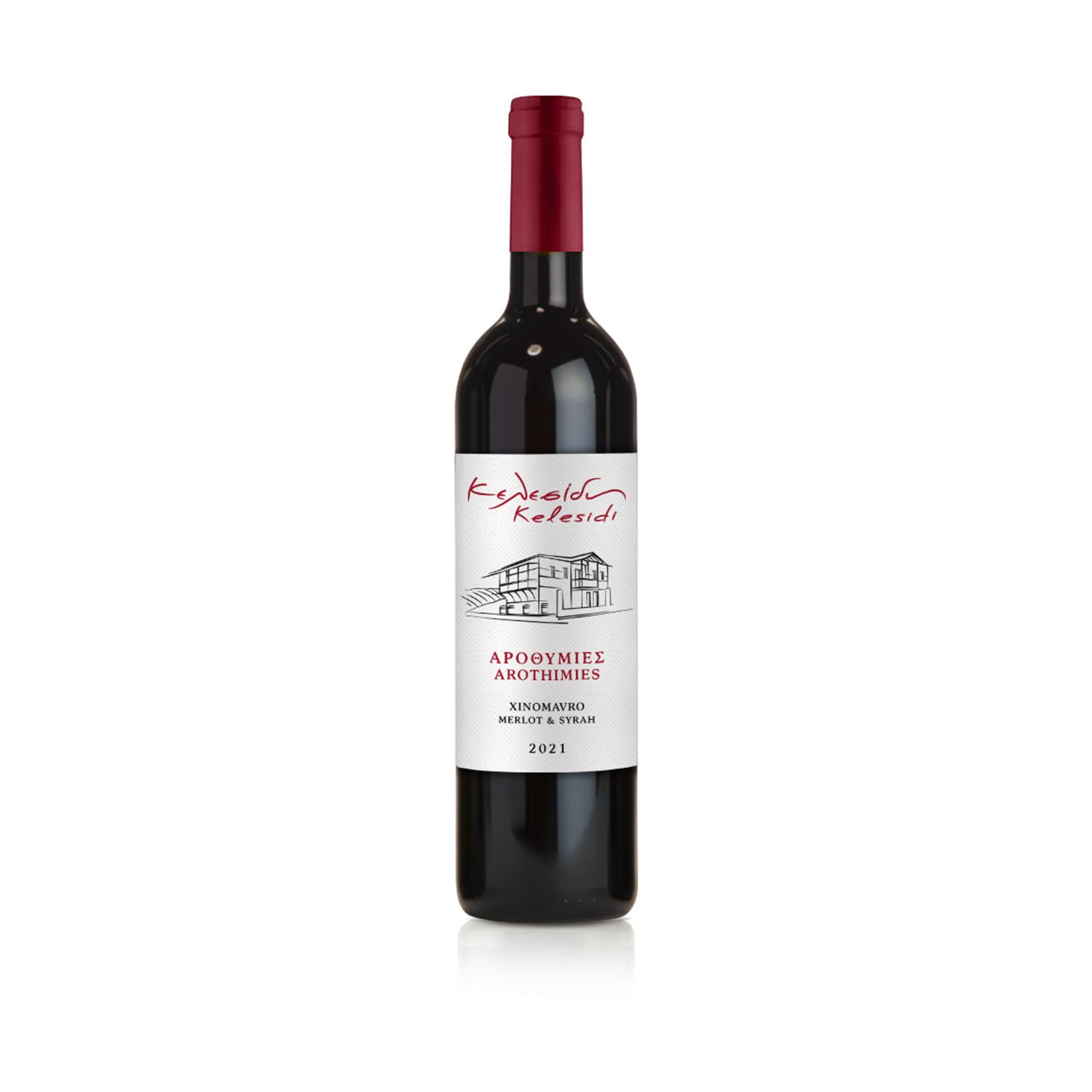 Kelesidou - Arothimies - Organic Red Dry Wine Xinomavro - Merlot - Syrah,750ml