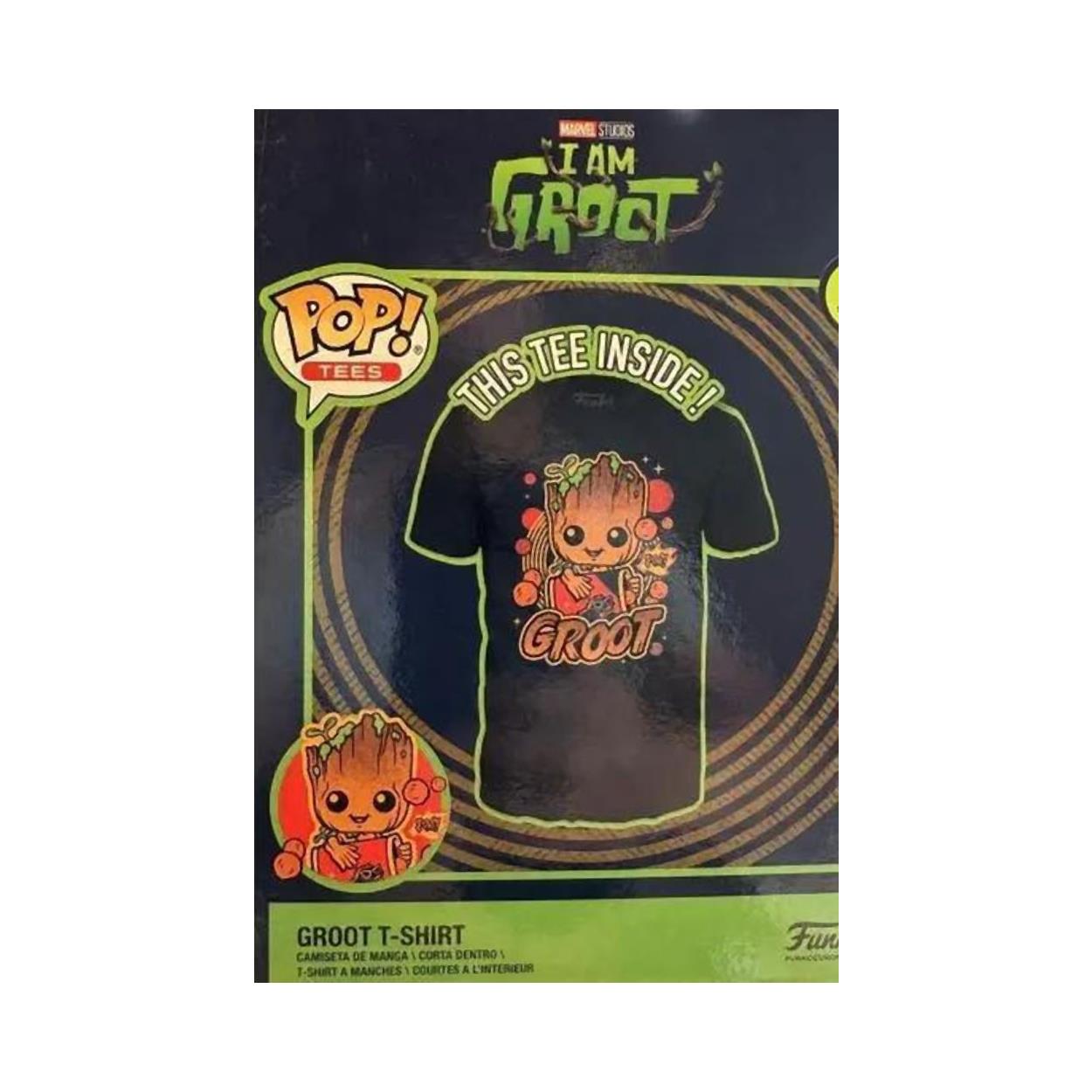 Funko Boxed Tees: Marvel I am Groot Shorts - Relaxing Groot (XL)