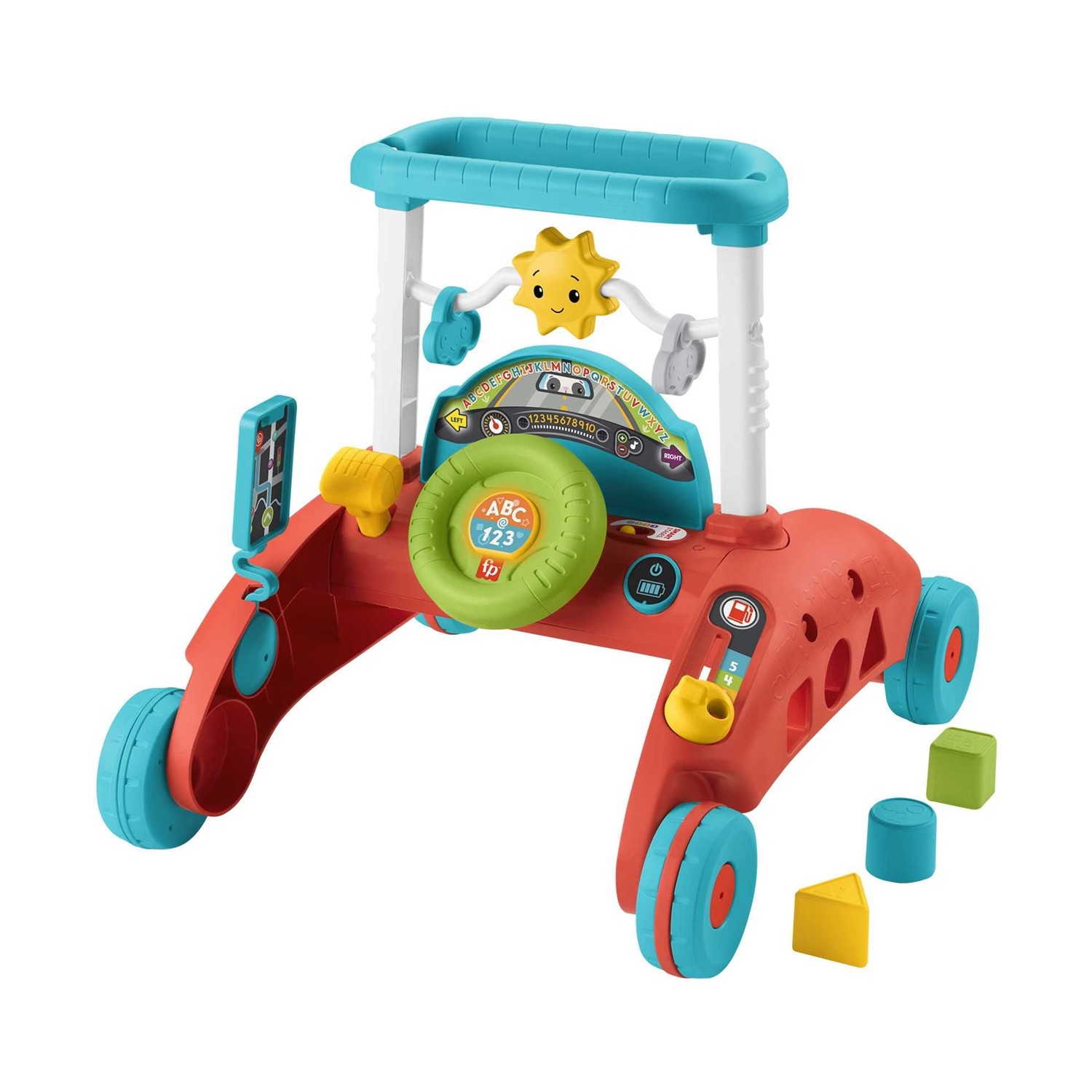 Fisher-Price Laugh & Learn: 2-Sided Steady Speed  Walker (Speaks EN,GR,TR) (HJP48)