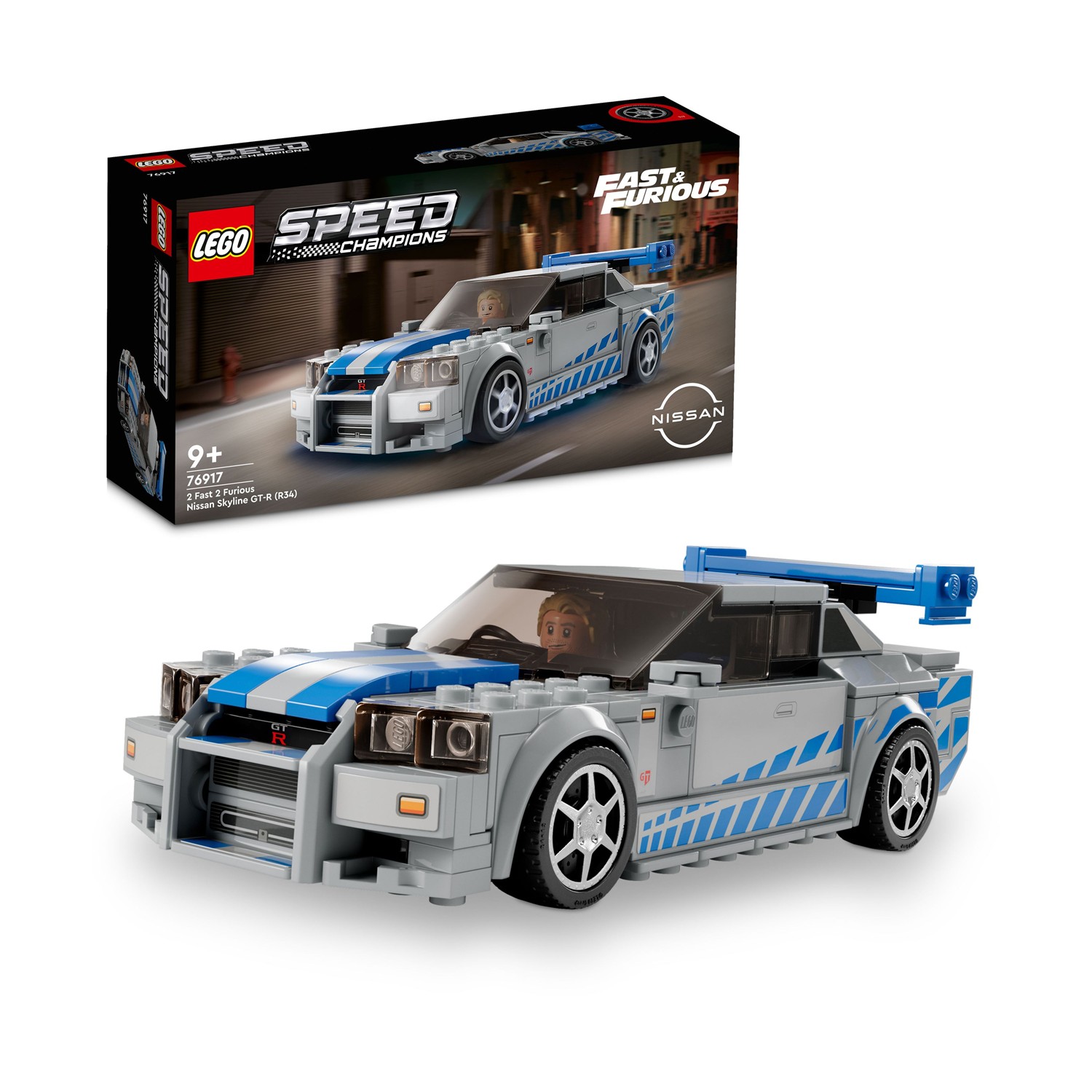 LEGO Speed Champions: 2 Fast 2 Furious Nissan Skyline GT-R (R34) (76917)