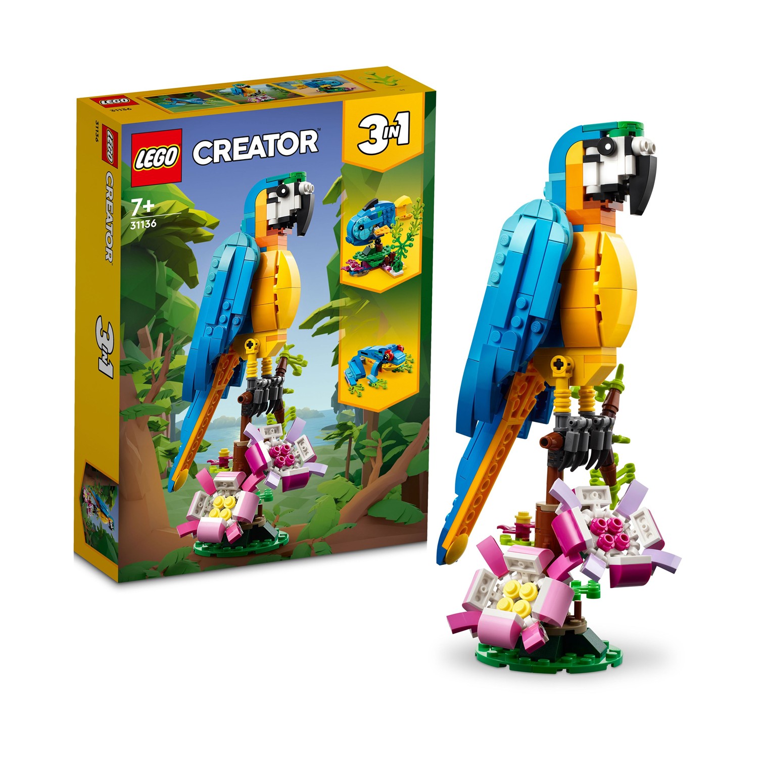 LEGO Creator: 3in1 Exotic Parrot (31136)