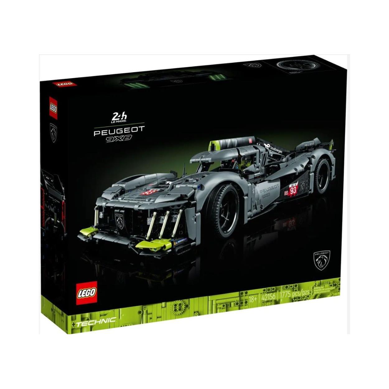 LEGO Technic: Peugeot 9X8 24H Le Mans Hybrid Hypercar (42156)