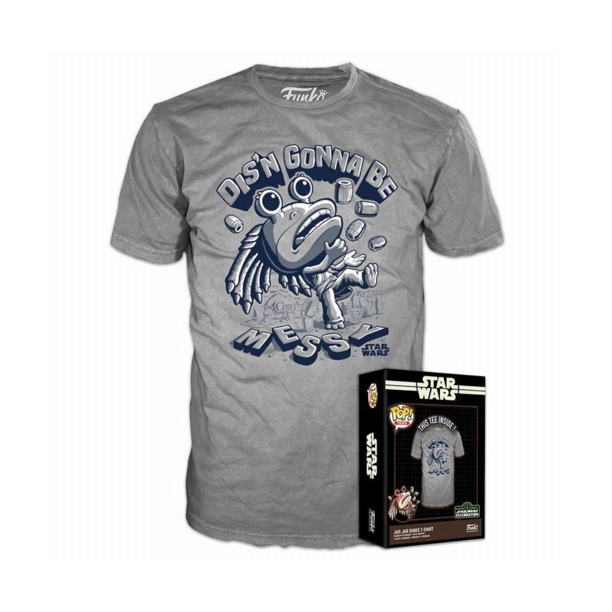 Funko Boxed Tee Disney Star Wars: The Phantom Menace Anniversary - Jar Jar Bink T-Shirt (L)