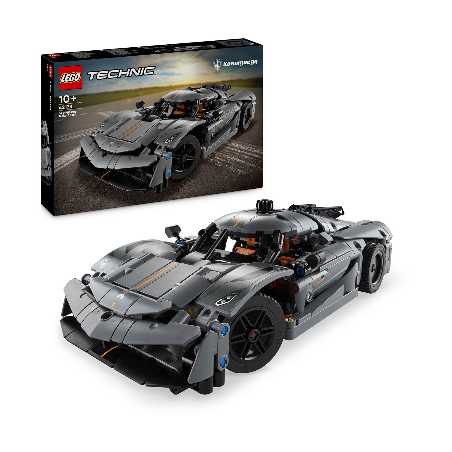LEGO Technic: Koenigsegg Jesko Absolut Gray Hypercar (42173)