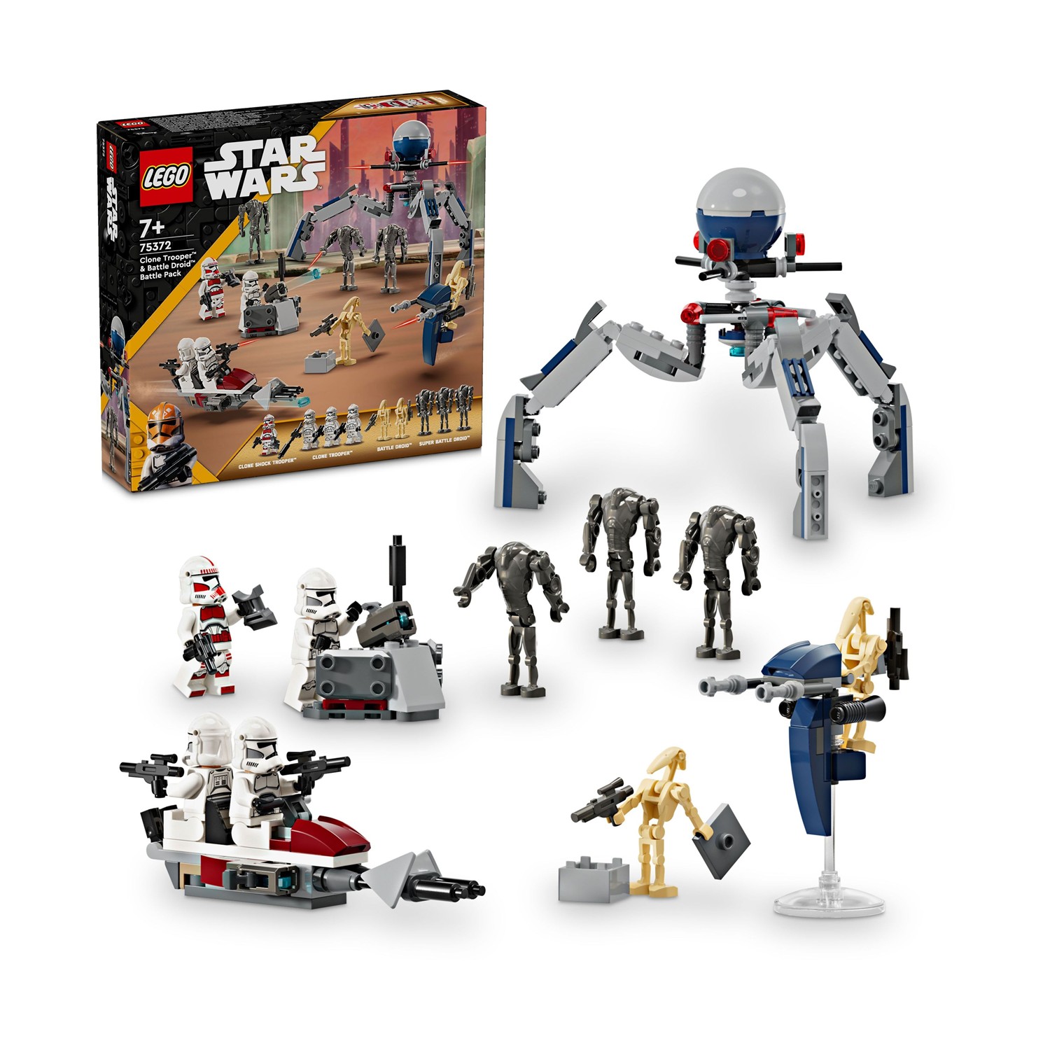 LEGO Disney: Star Wars- Clone Trooper & Battle Droid Battle Pack (75372)