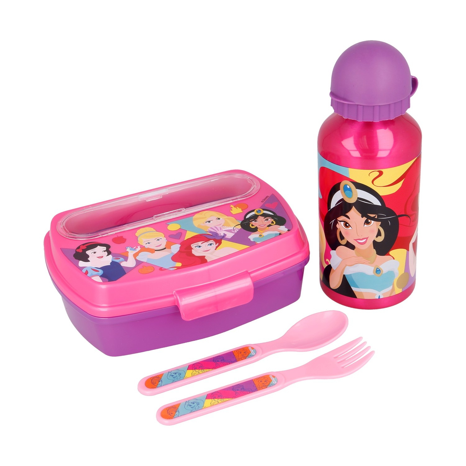 Stor: Disney Princess: Bright & Bold - 4 Pcs Urban Back to School Set In Gift Box (51263)