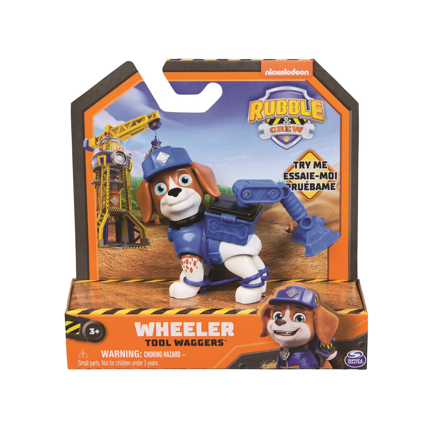 Spin Master Rubble & Crew: Wheeler Tool Waggers Action Pup (20148306)