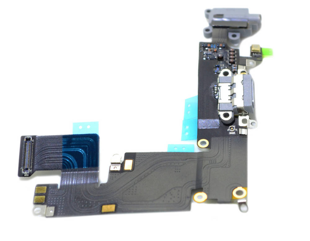 Επαφή Φόρτισης Apple iPhone 6 Plus με Μικρόφωνο και Επαφή Ακουστικών Γκρί OEM Type A