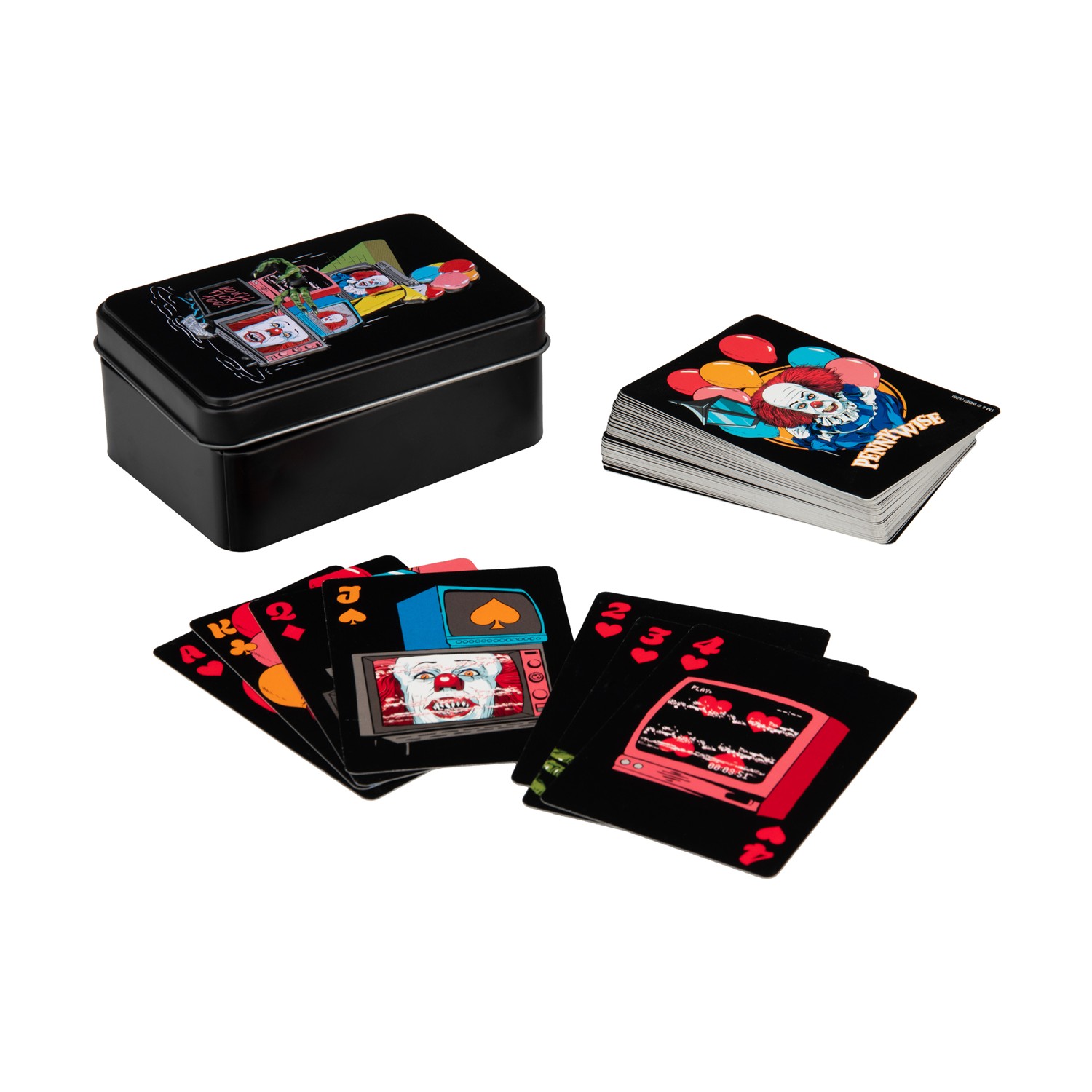 Paladone: IT - Pennywise Playing Cards in a Tin (PP14418IT)