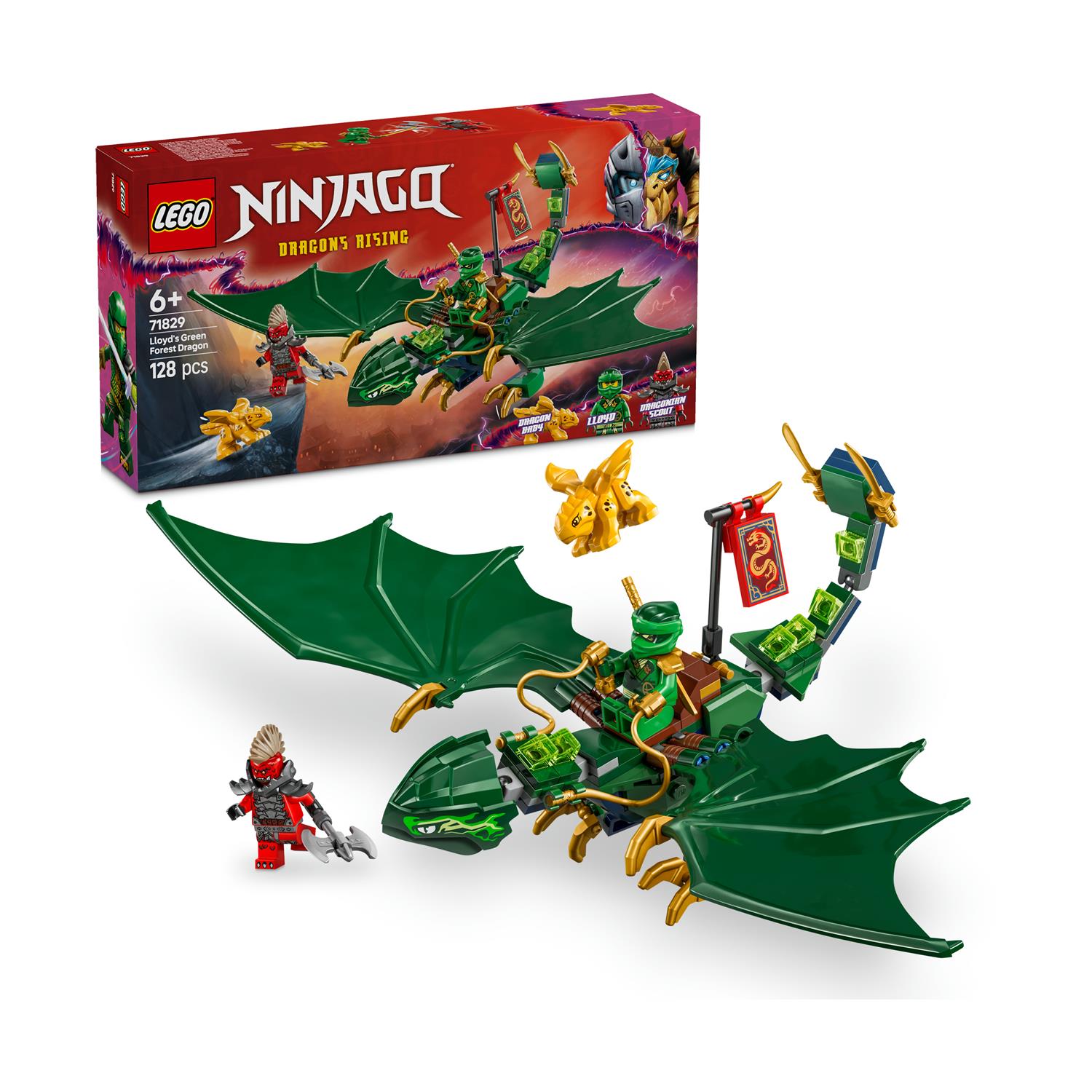 LEGO NINJAGO : Lloyd’s Green Forest Dragon (71829)