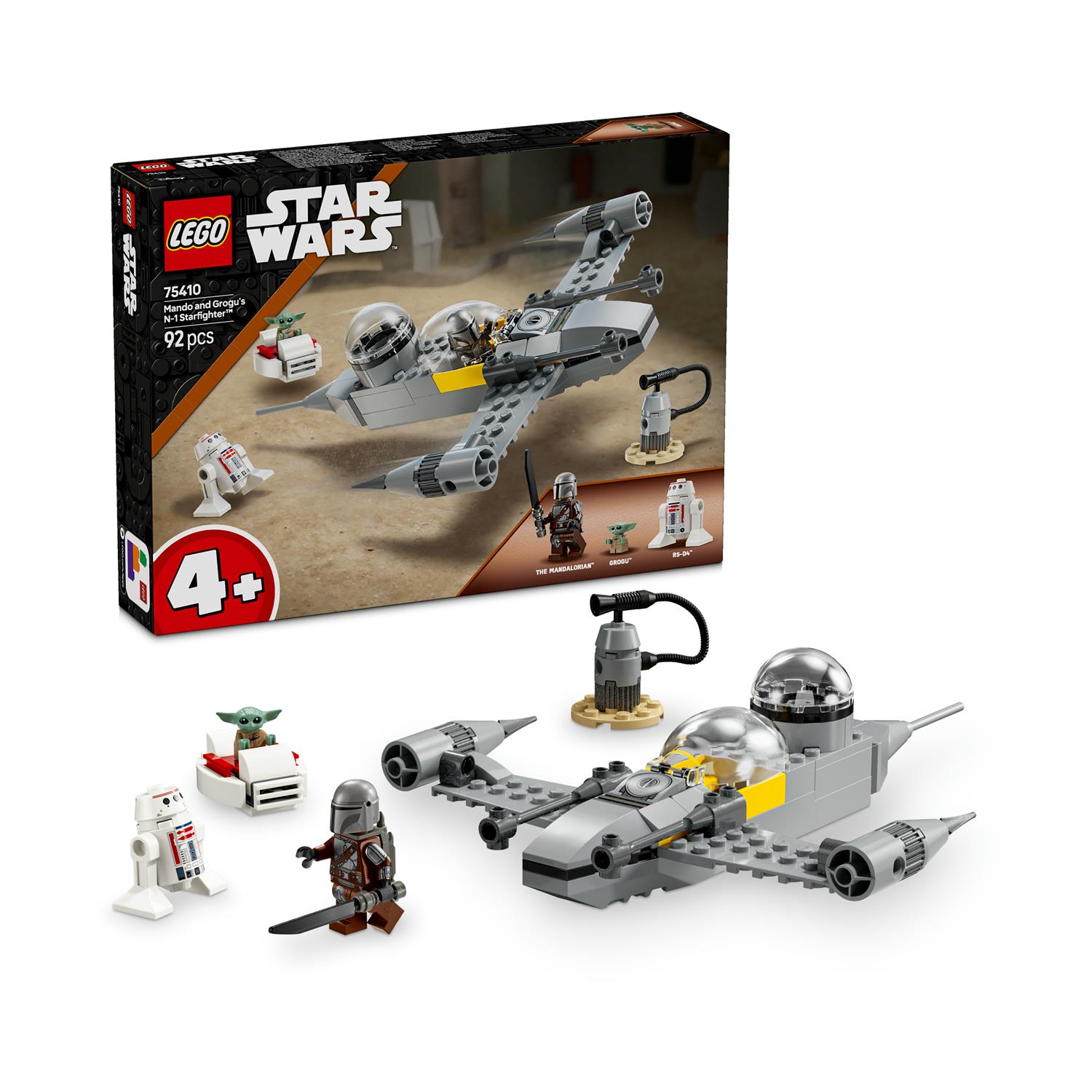 LEGO Star Wars: Mando and Grogu’s N-1 Starfighter (75410)