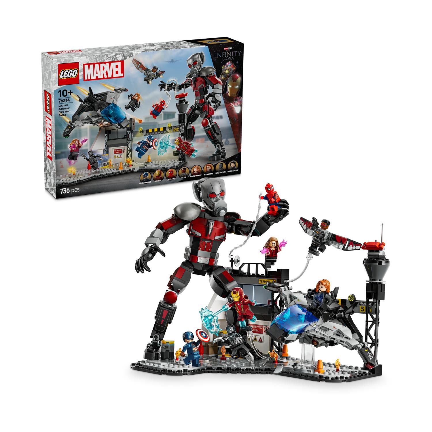 LEGO Marvel: Captain America: Civil War Action Battle (76314)