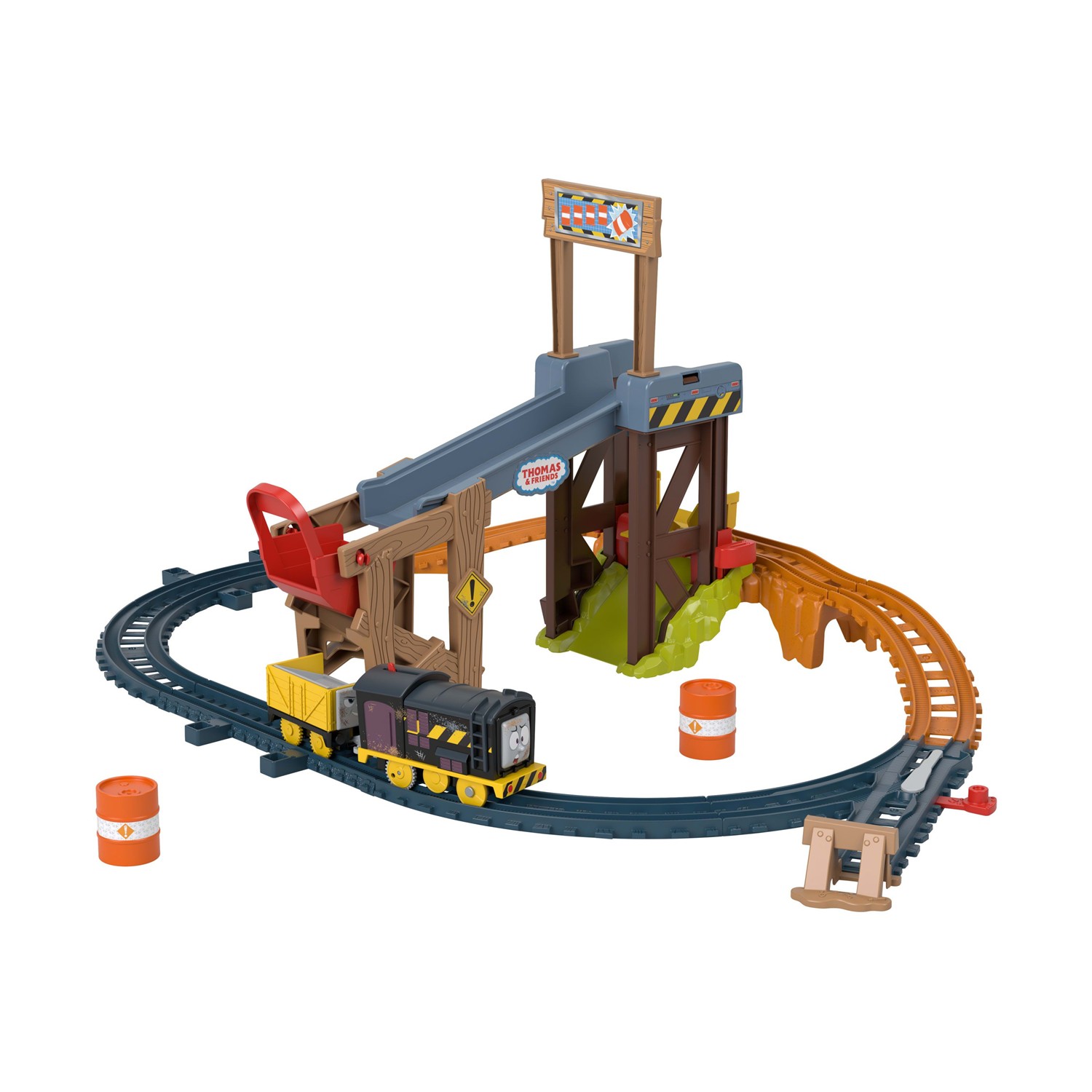 Fisher Price: Thomas & Friends - Diesel's Lift & Load Construction Set (JBW20)