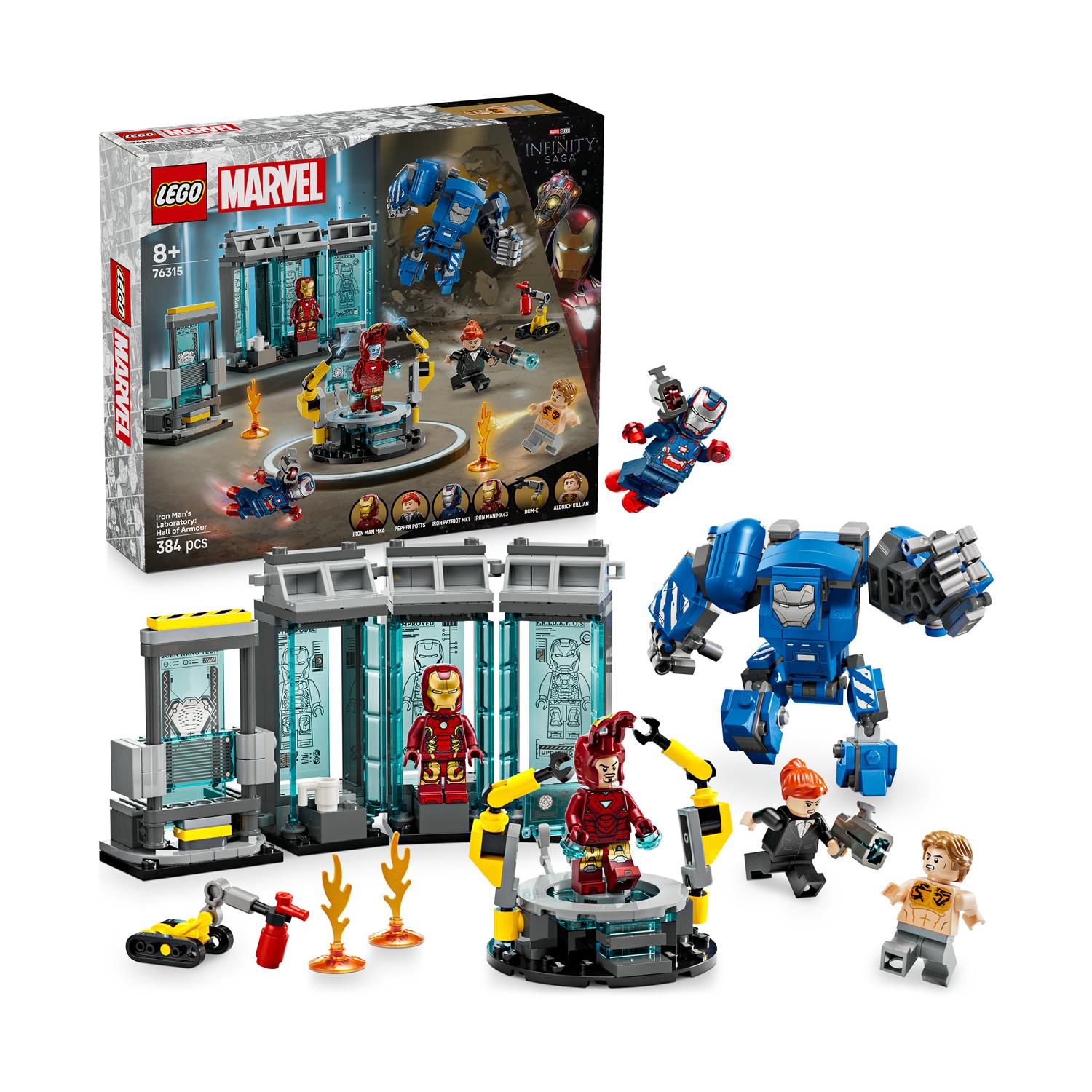 LEGO Marvel: Iron Man’s Laboratory - Hall of Armor (76315)