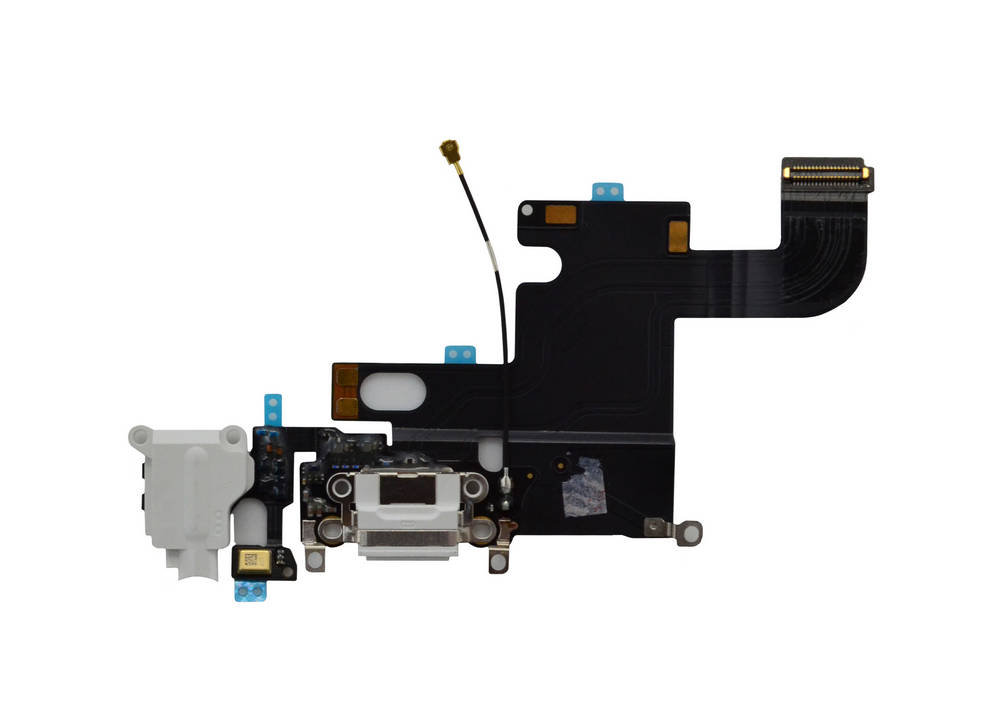 Επαφή Φόρτισης Apple iPhone 6 με Μικρόφωνο και Επαφή Ακουστικών Λευκό 821-1853-A Type A+