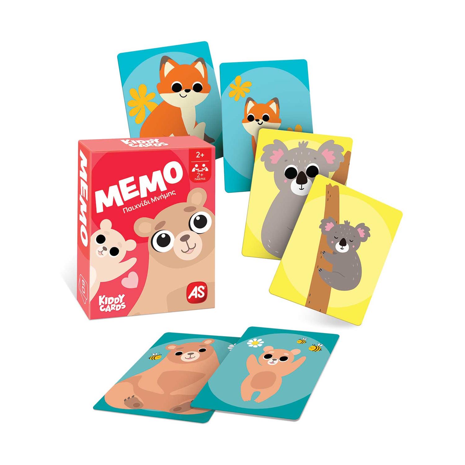 AS Kiddy Cards - Memo Παιχνίδι Μνήμης (1040-25100)