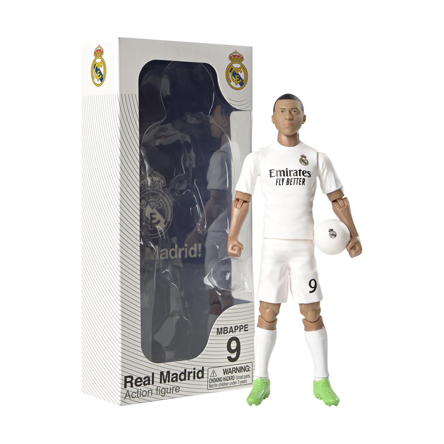 Banbo Toys: Real Madrid Sockers - Kylian Mbappe Action Figure (20cm) (83620)