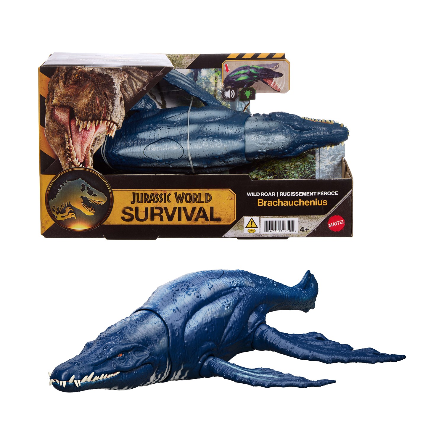 Mattel Jurassic World: Movie Line Rebirth - Jurassic World Wild Roar Brachauchenius (JKL79)