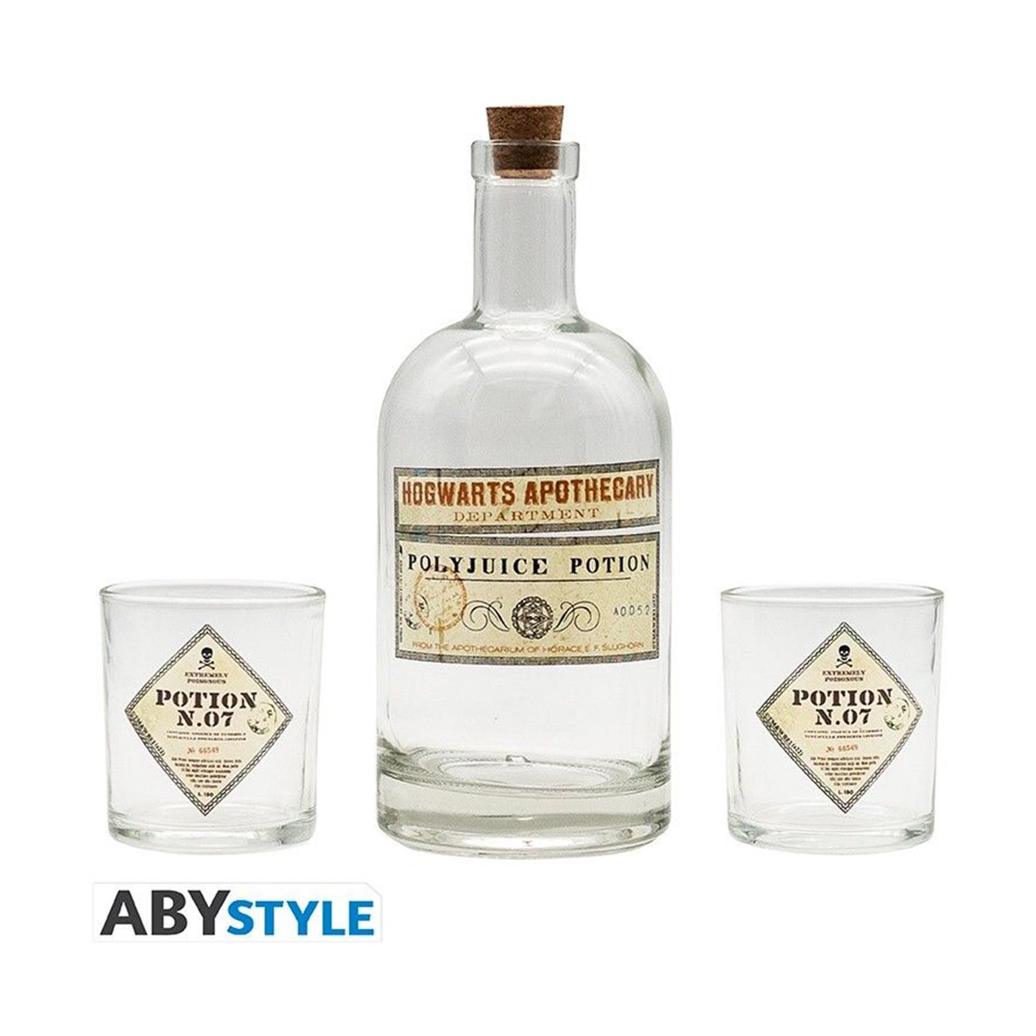 Abysse: Harry Potter - Potion Bottle (750ml) & Glasses (200ml) Set (ABYTAB060)