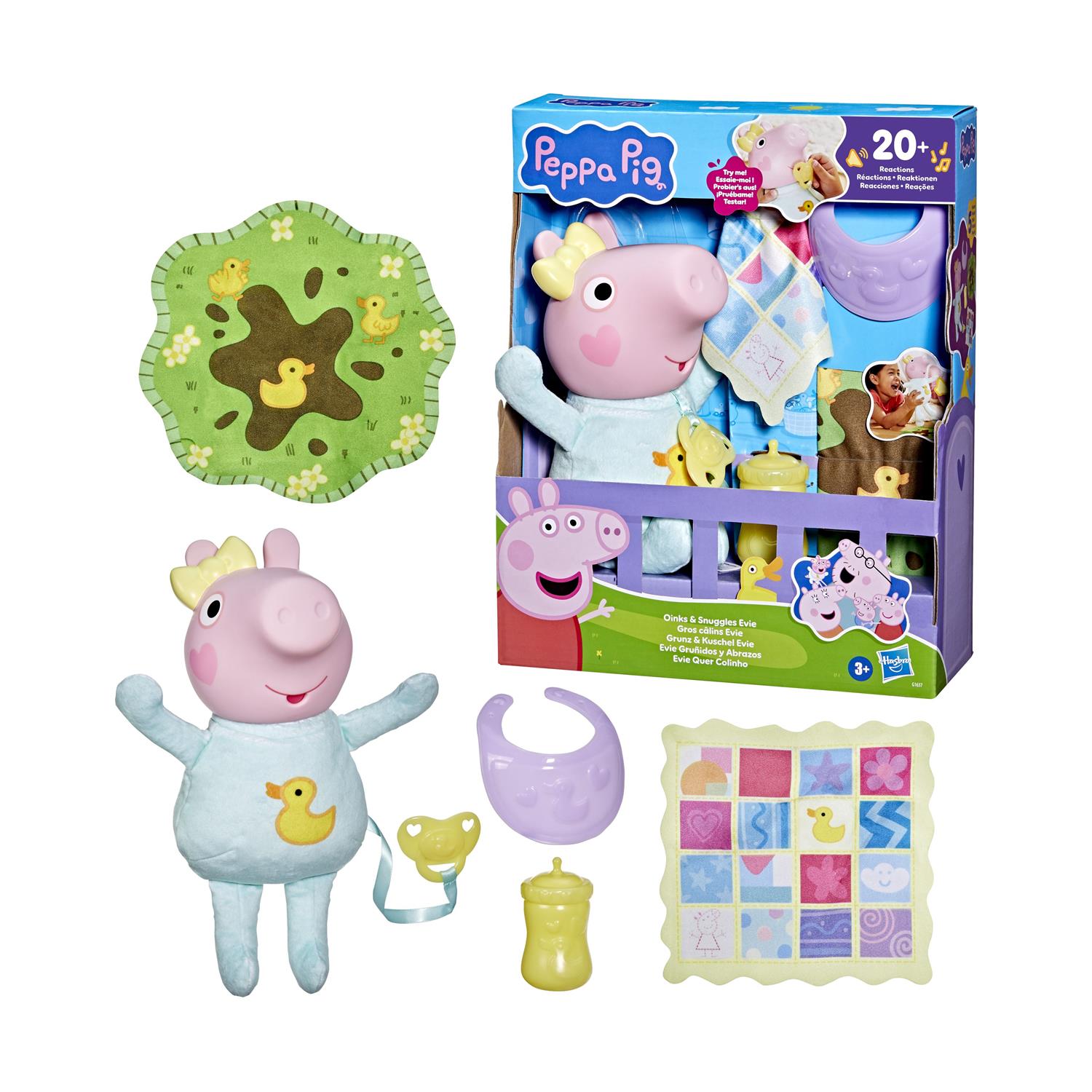 Hasbro Peppa Pig - Oinks And Snuggles Evie Doll (G1637)