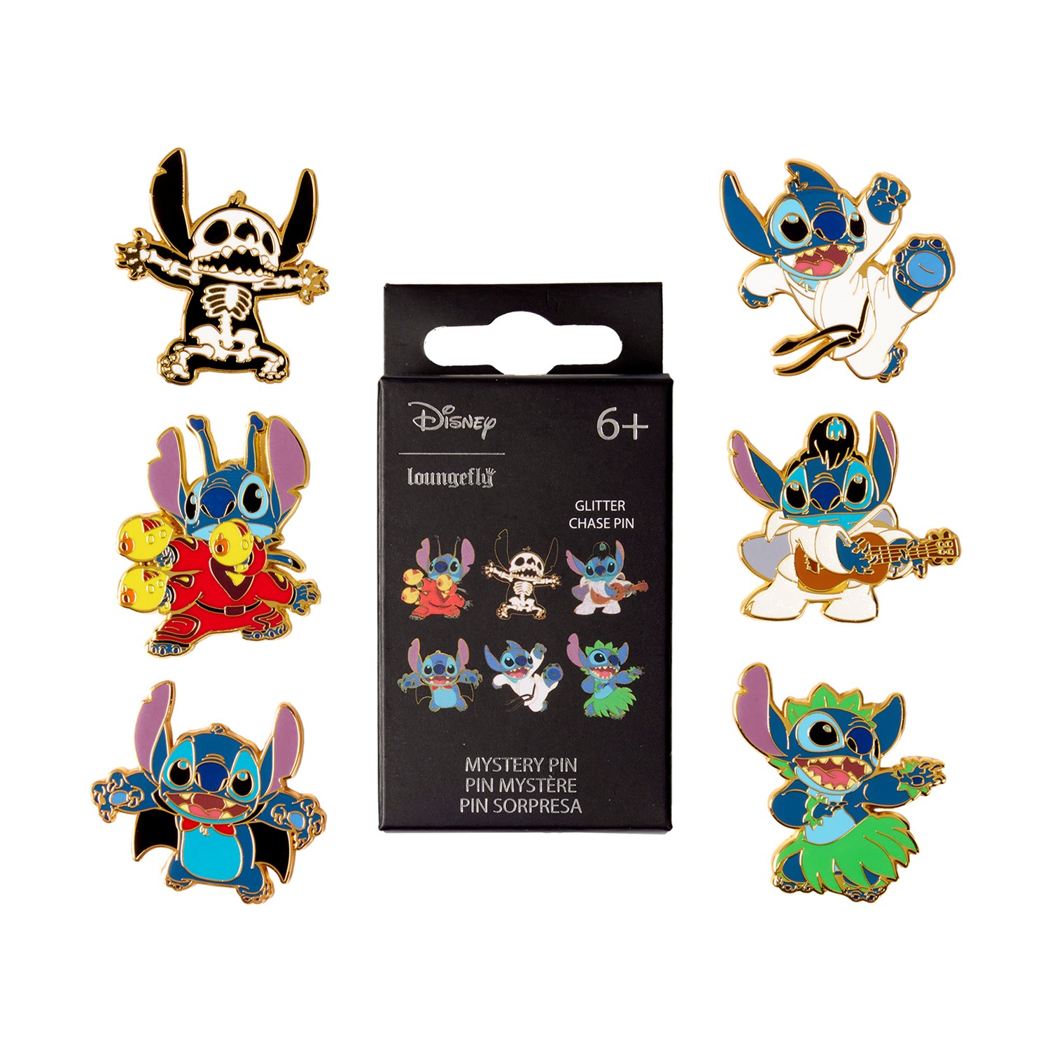 Loungefly Disney: Web Stitch Mystery Enamel Pins-Ea (WDPN1728-EA)