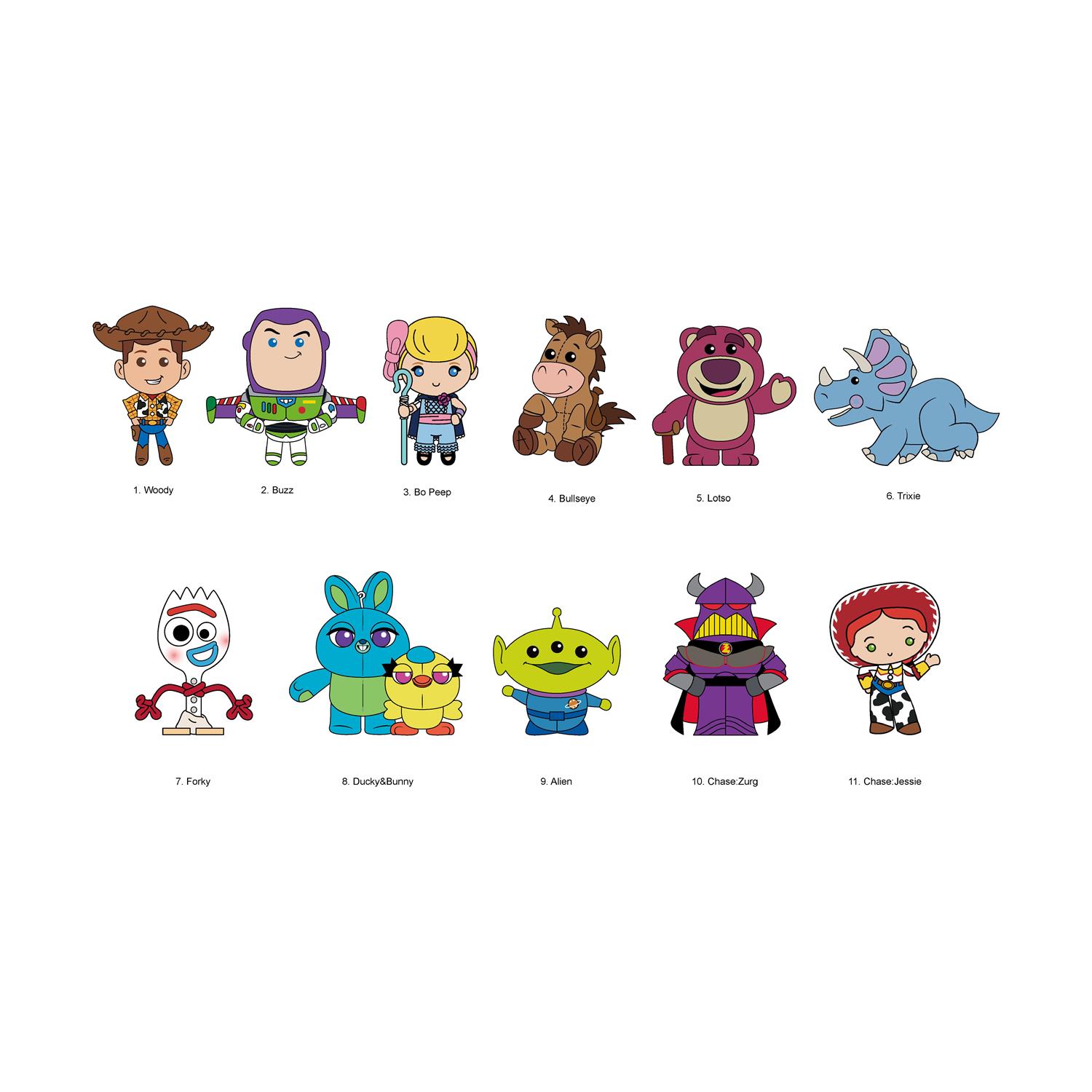 Monogram Pixar: Toy Story 30th Anniversary (Series67) (Blind Bag/Random) 3D Foam Bag Clips Figures (29675)