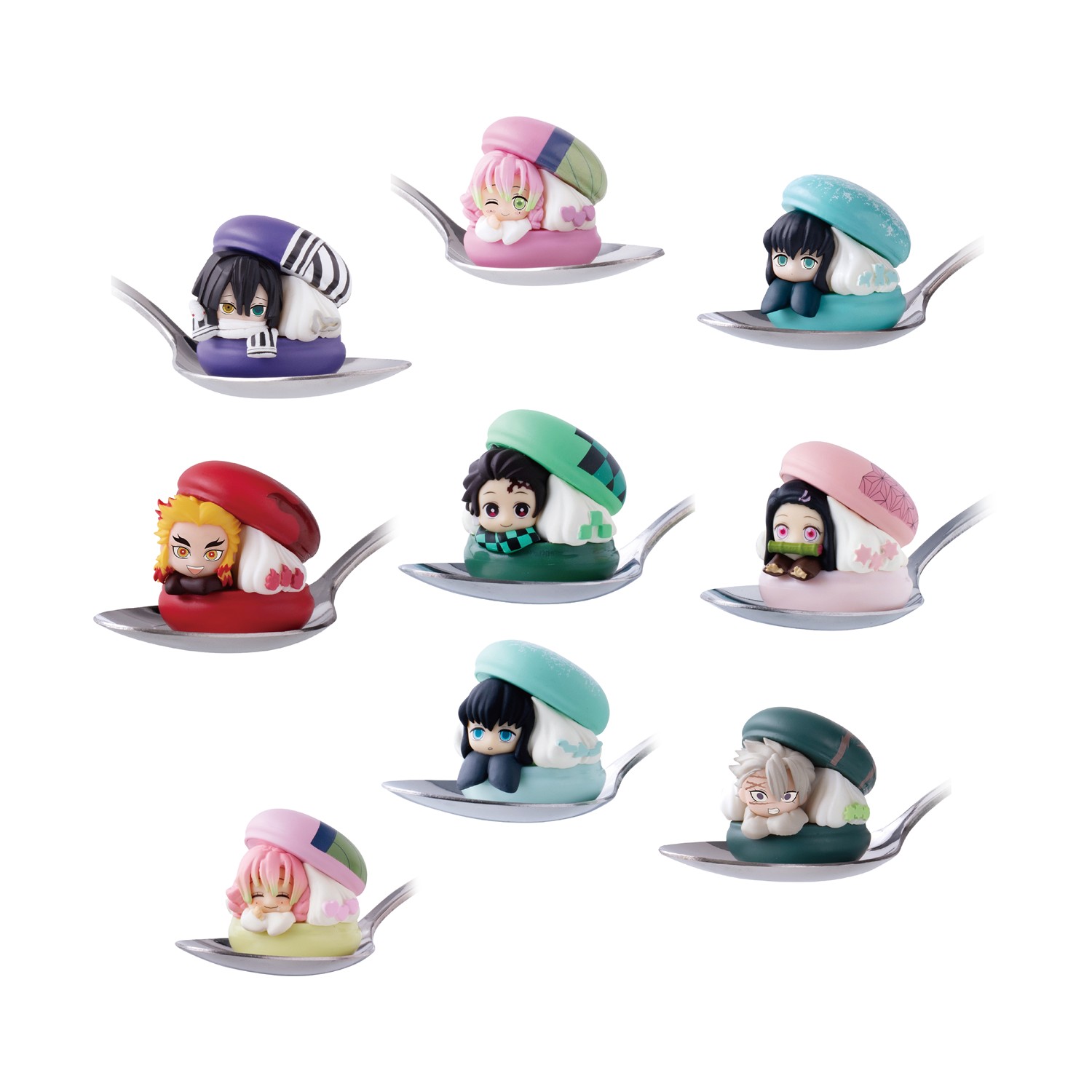 Bandai Gashapon: Demon Slayer - Charamacaron (Blind Bag/Random) Figure (VE90765)
