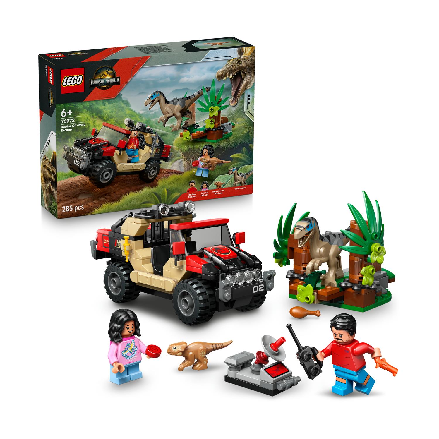 LEGO Jurassic World: Raptor Off-Road Escape (76972)
