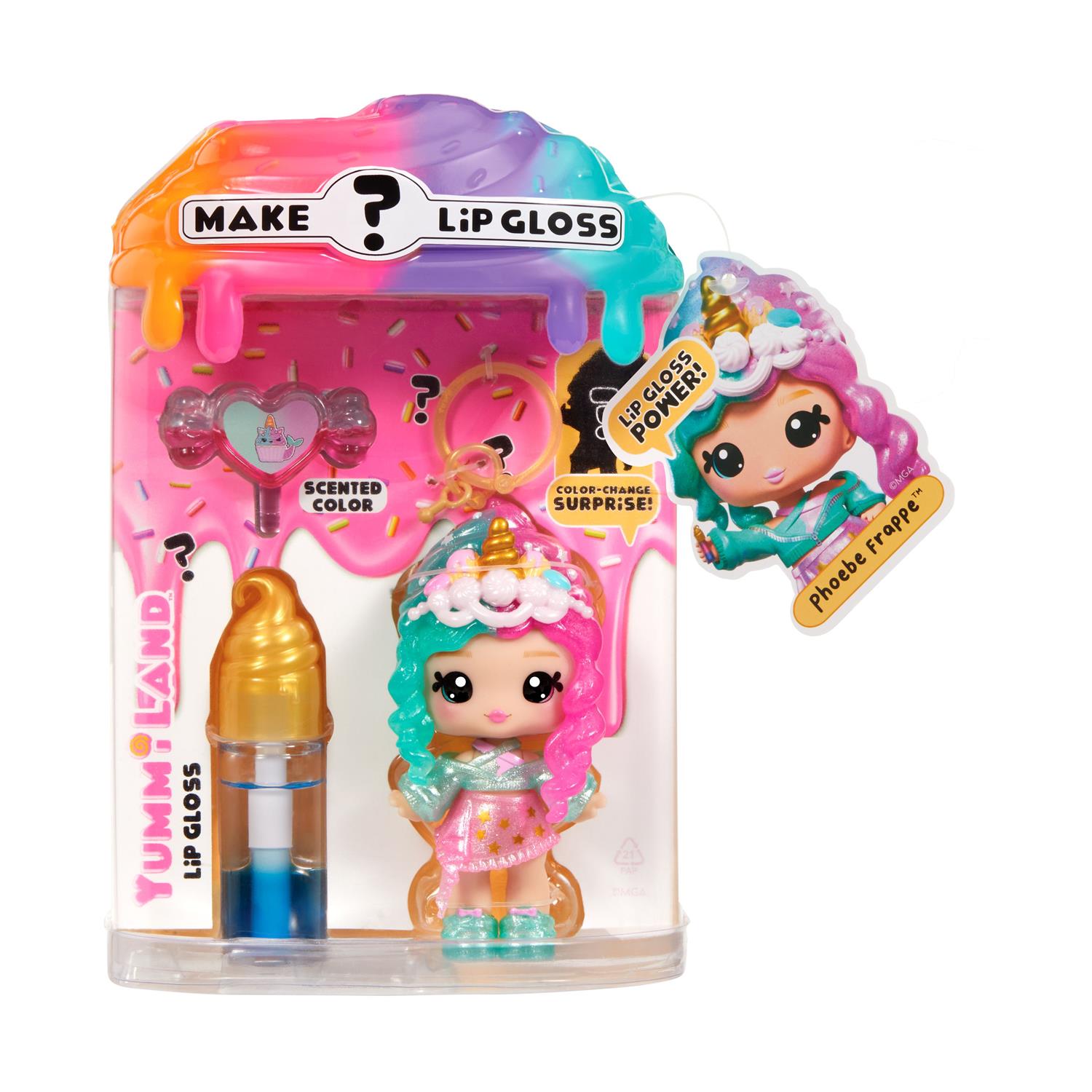 MGA Yummiland: Lip Gloss Doll Series 2 - Phoebe Frappe Doll (546085)