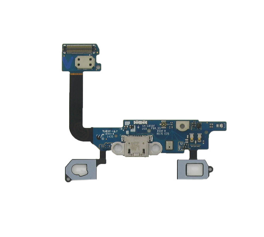 Καλώδιο Πλακέ Samsung SM-G850F Galaxy Alpha με Επαφή Φόρτισης, Μικρόφωνο, Πλήκτρα Αφής και Κεντρικό Πλήκτρο Original GH96-07455A