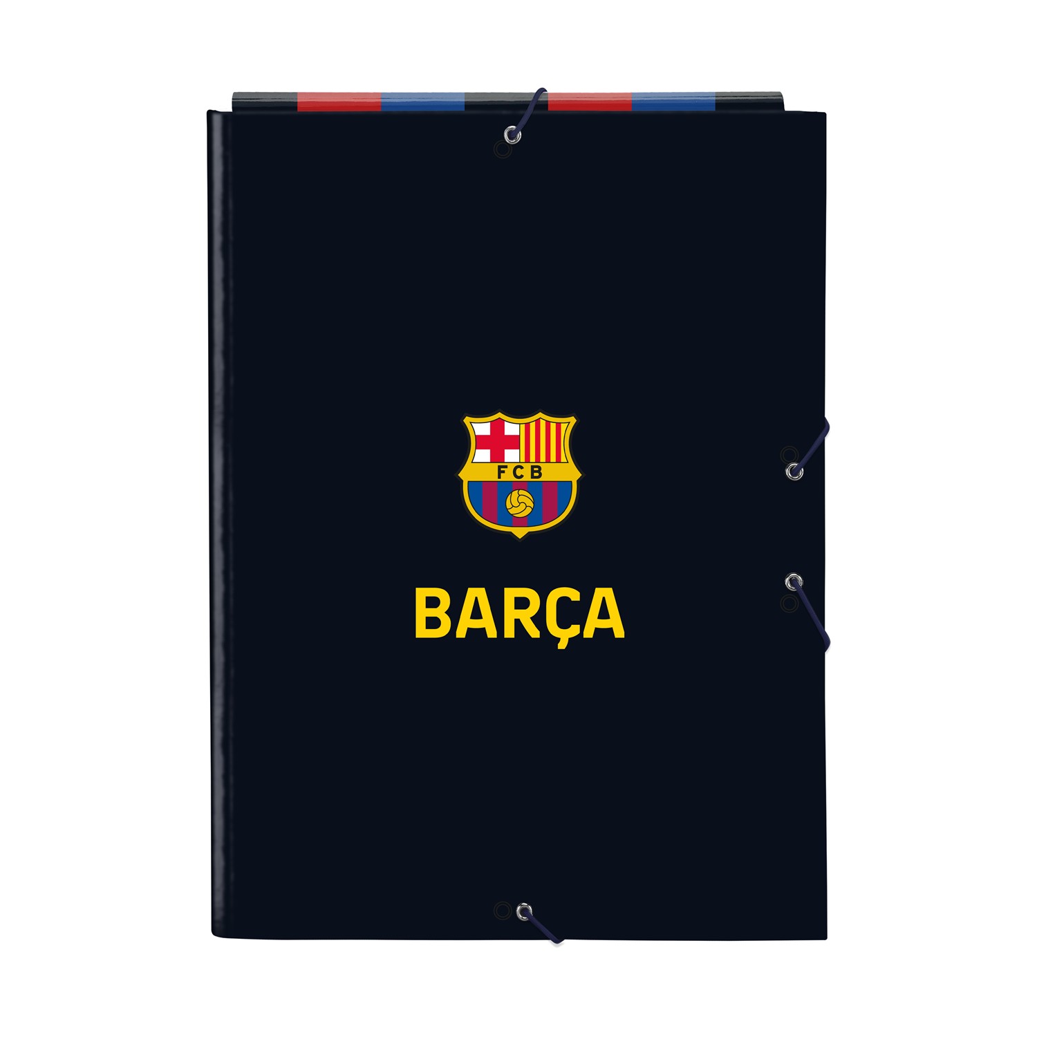 Safta: Folio Cardboard Elastic Binder F.C.Barcelona 1St Kit 22/23 (512229068)