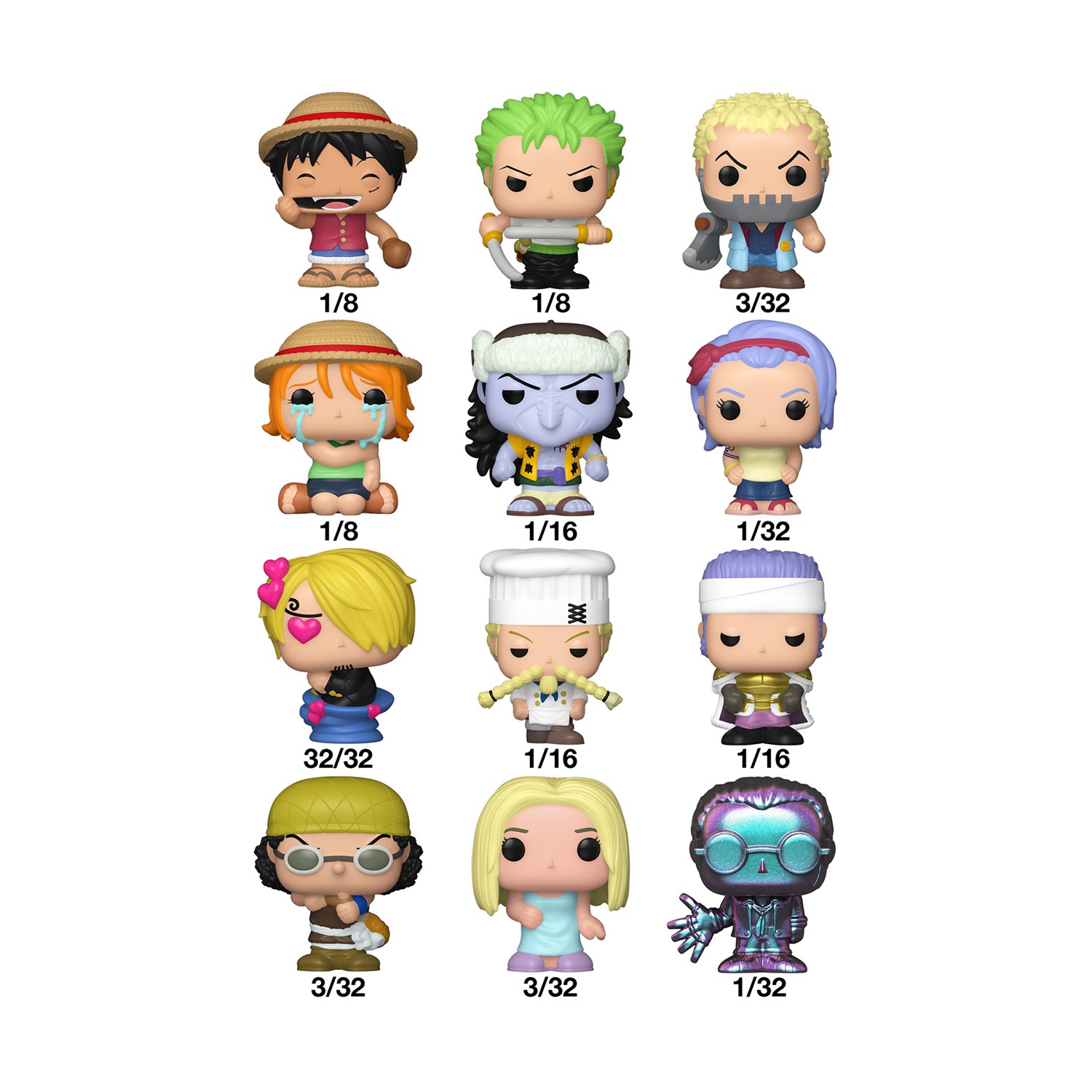 Funko Bitty Pop! Singles: One Piece (Blind Bag/Random) Vinyl Figure