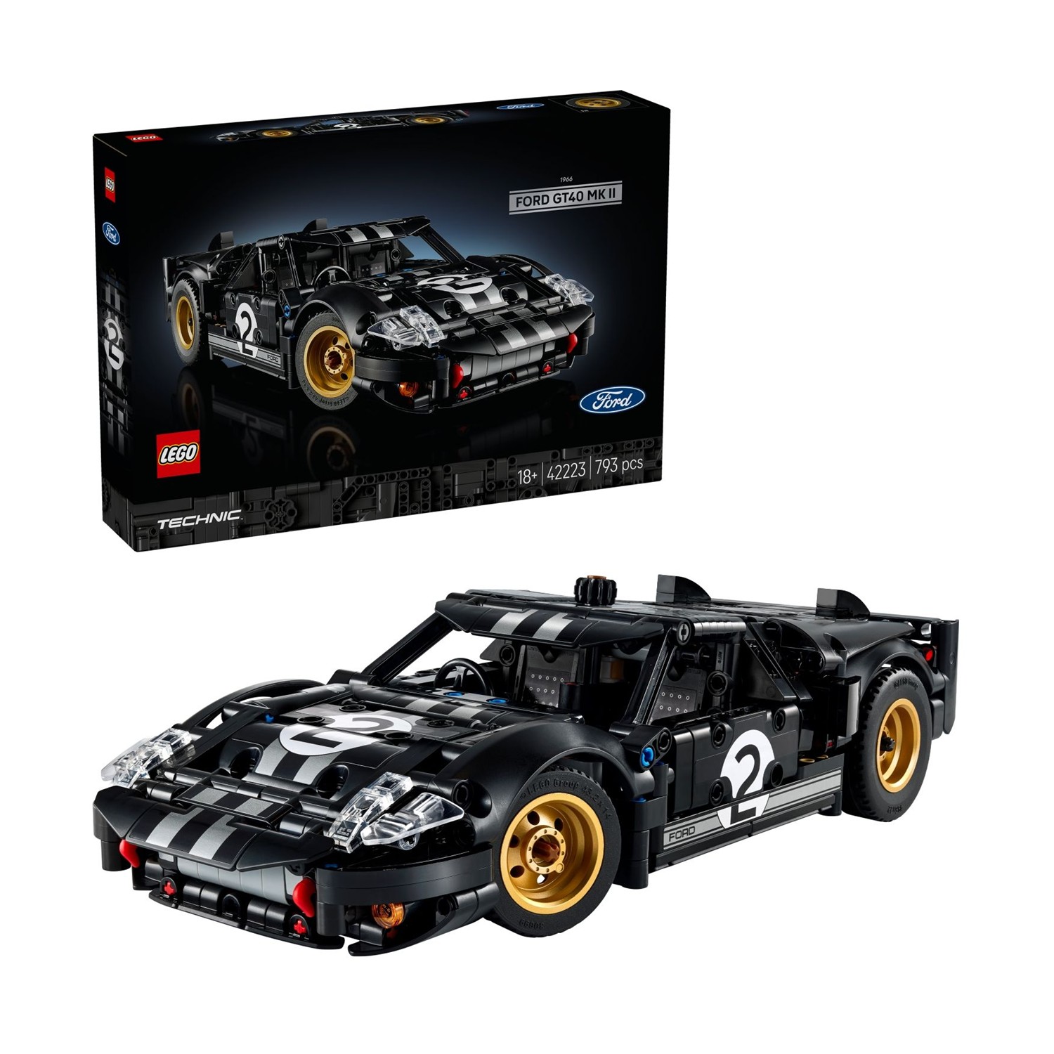 LEGO Technic: 1966 Ford GT40 MKII Race Car (42223)