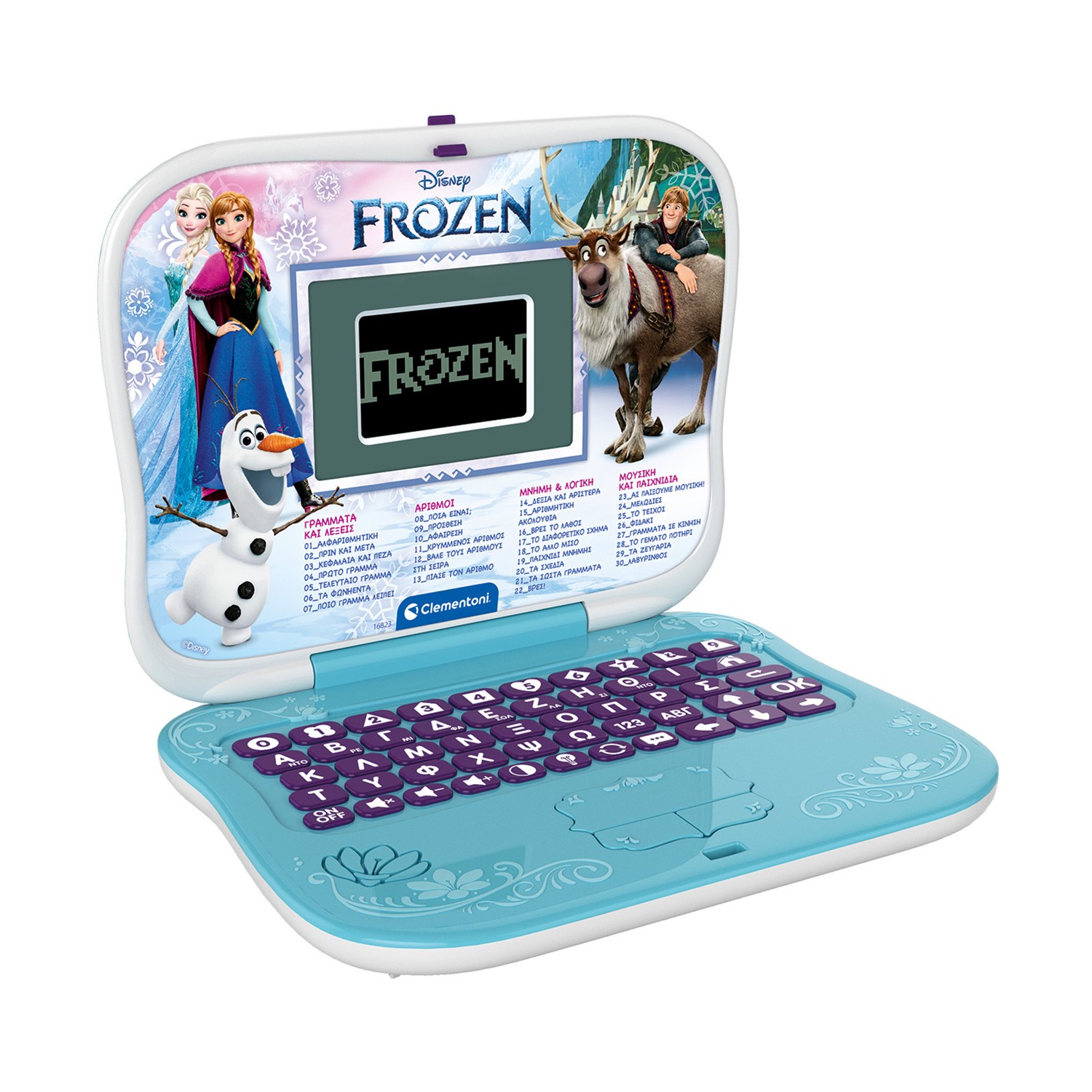 AS Clementoni: Disney Frozen -  Εκπαιδευτικό Laptop (1020-63432)