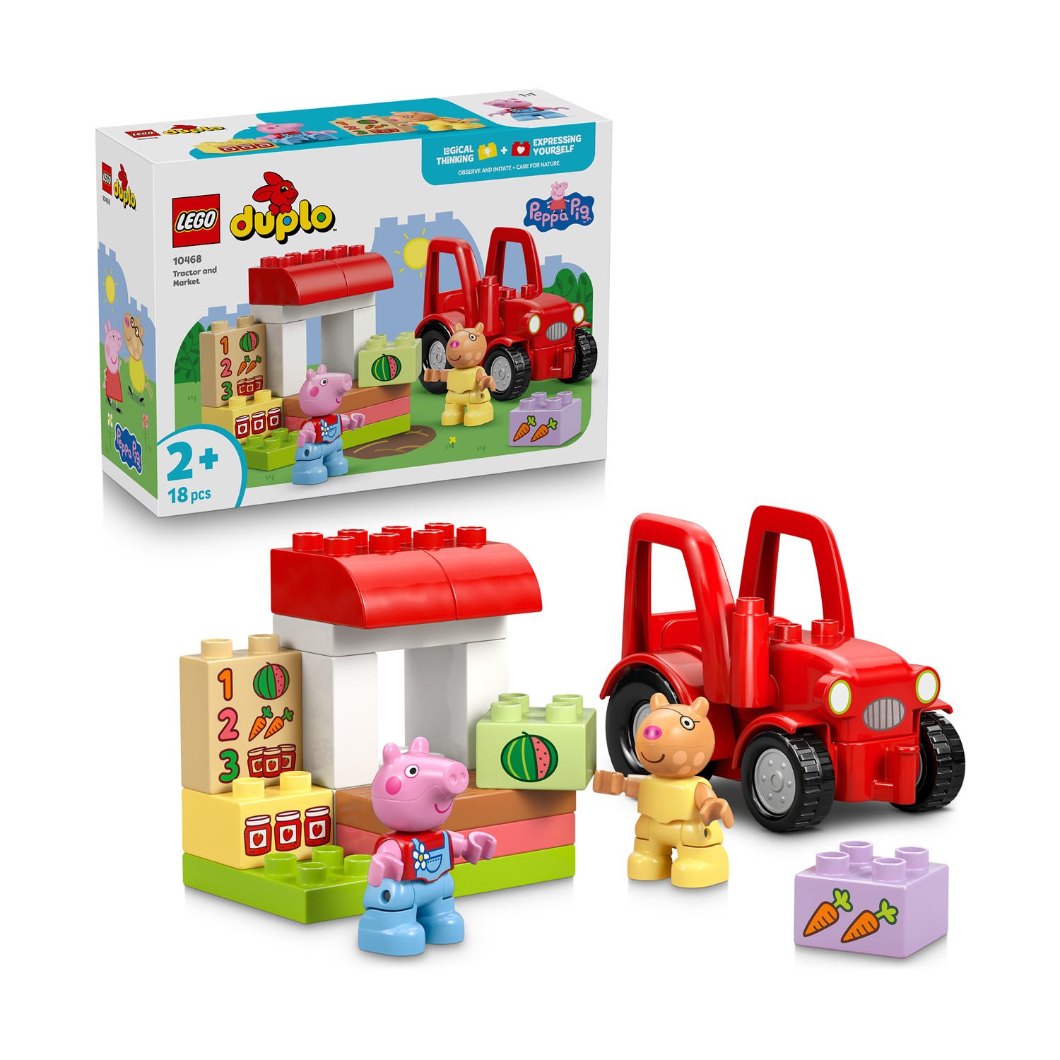LEGO DUPLO Peppa Pig: Tractor And Market (10468)