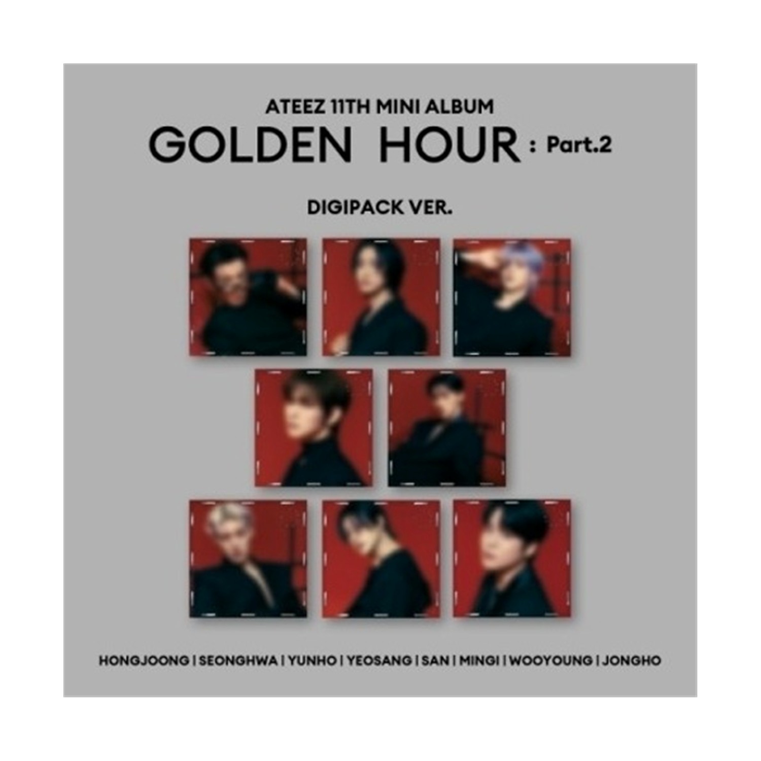 K-Pop: Ateez - (Golden Hour: Part.2) 11Th Mini Album Digipack Ver.