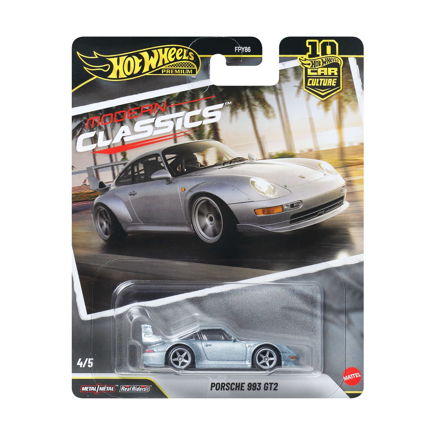 Mattel Hot Wheels: Premium Cars - Porsche 993 Gt2 (JKF16)