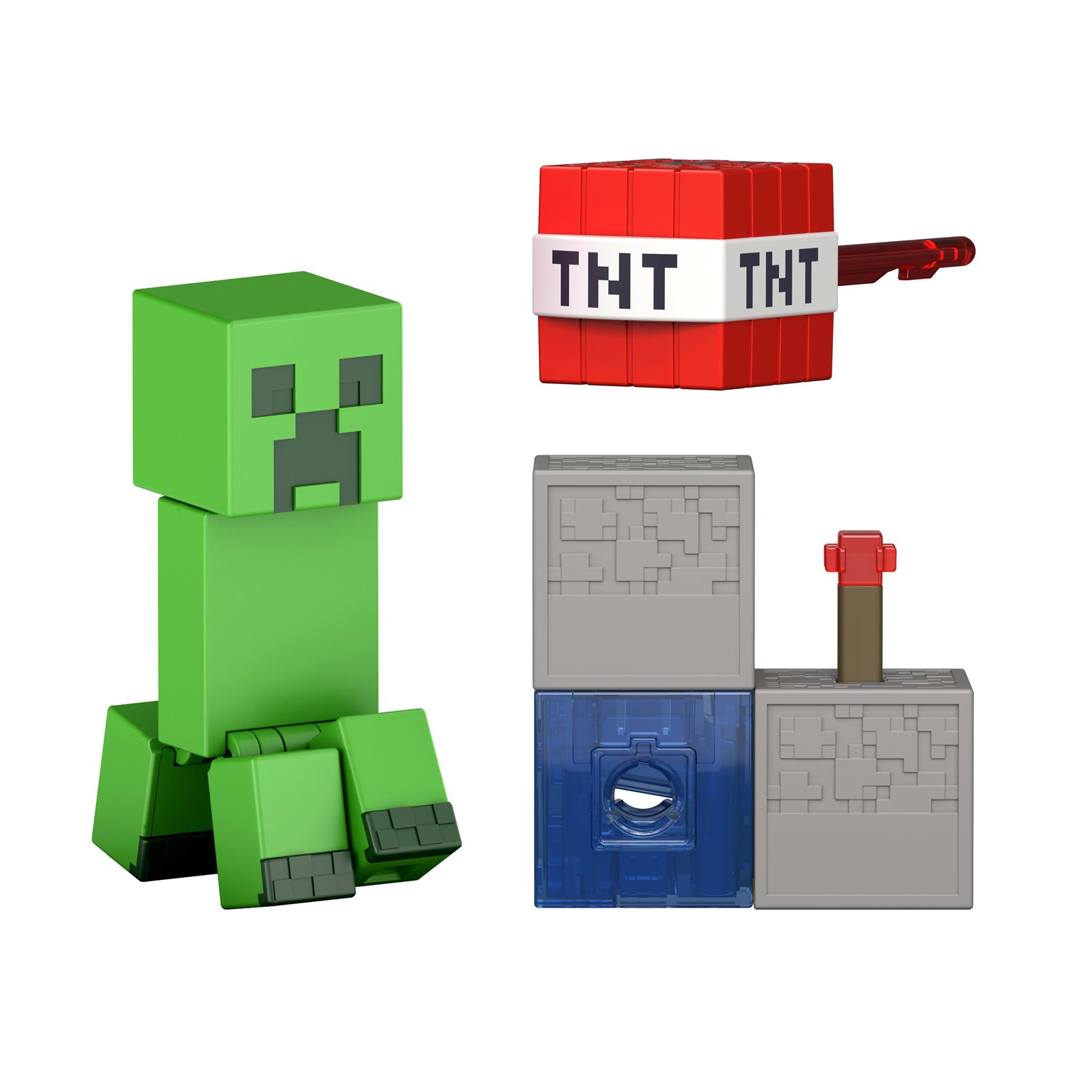 Mattel Minecraft: Redstone Charged - Creeper 8cm Figure (JJR92)