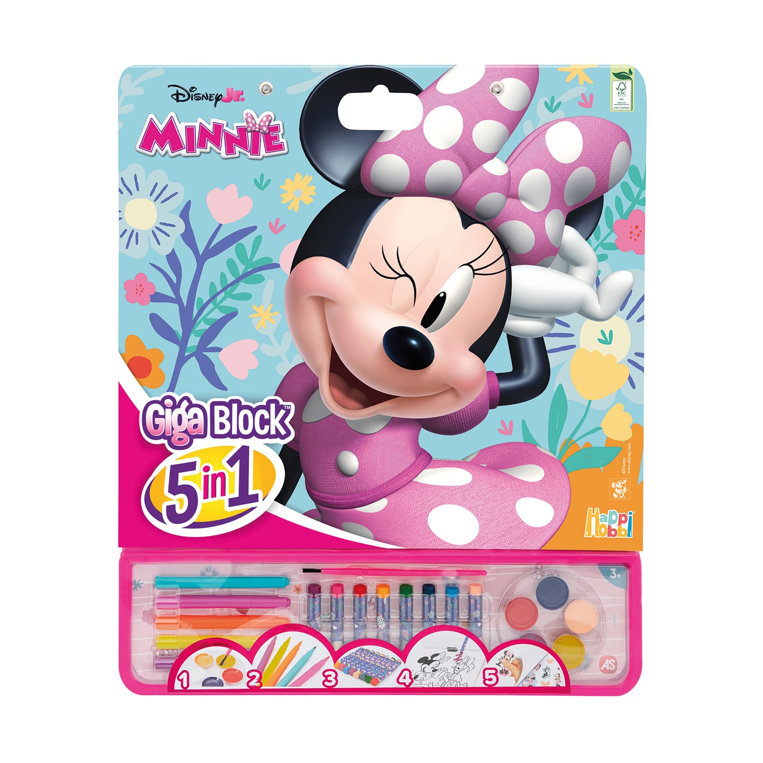 AS HappiHobbi Disney Jr: Minnie - Giga Blocks 5 in 1 (1023-62760)