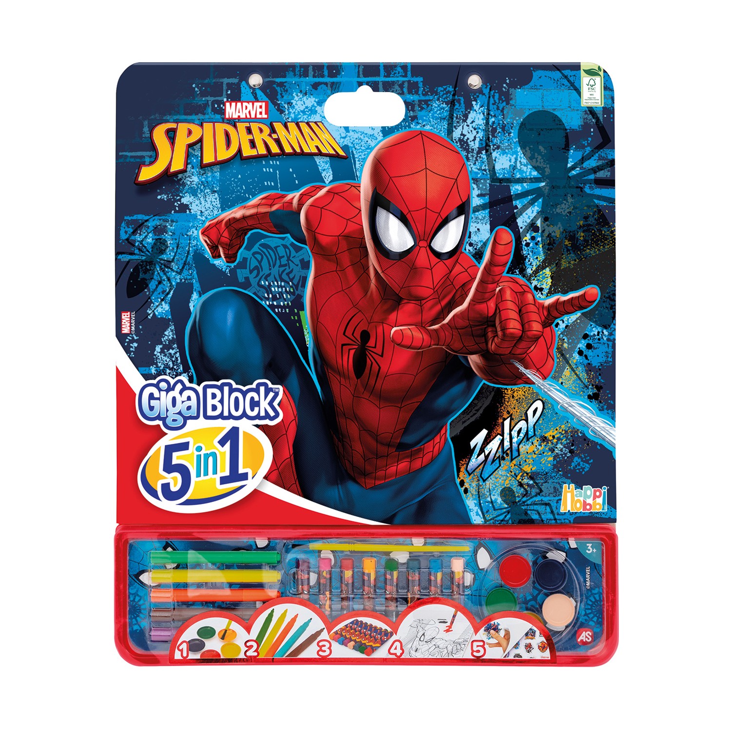 AS HappiHobbi Μarvel: Spider-Man - Giga Blocks 5 in 1 (1023-62762)