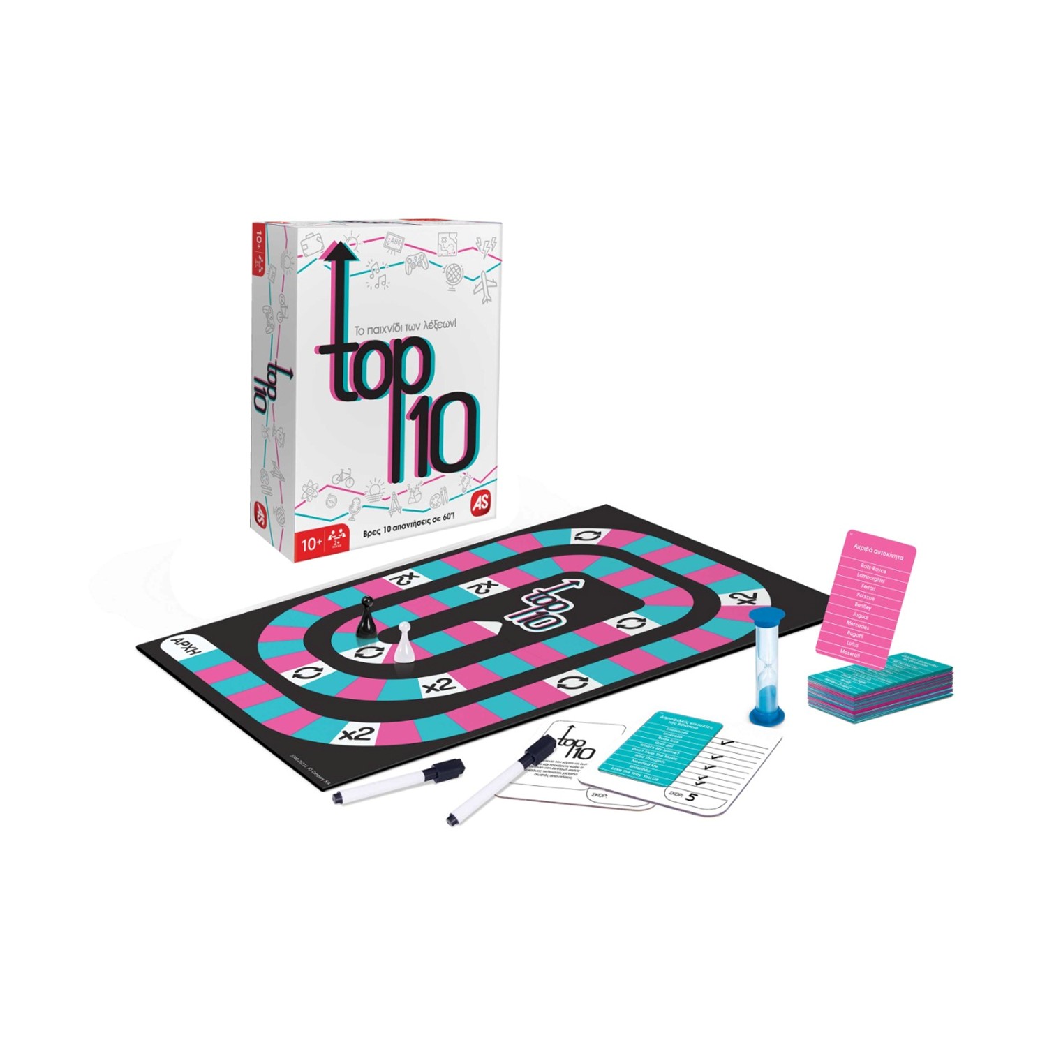 AS Games: Party  Επιτραπέζια -Top 10 - Το Παιχνίδι των Λέξεων (Ελληνική Γλώσσα) (1040-25111)