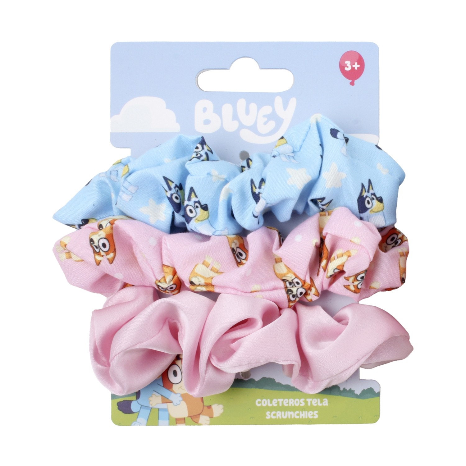 Cerda Beauty: Bluey - Scrunchies (3pcs) (2500003453)