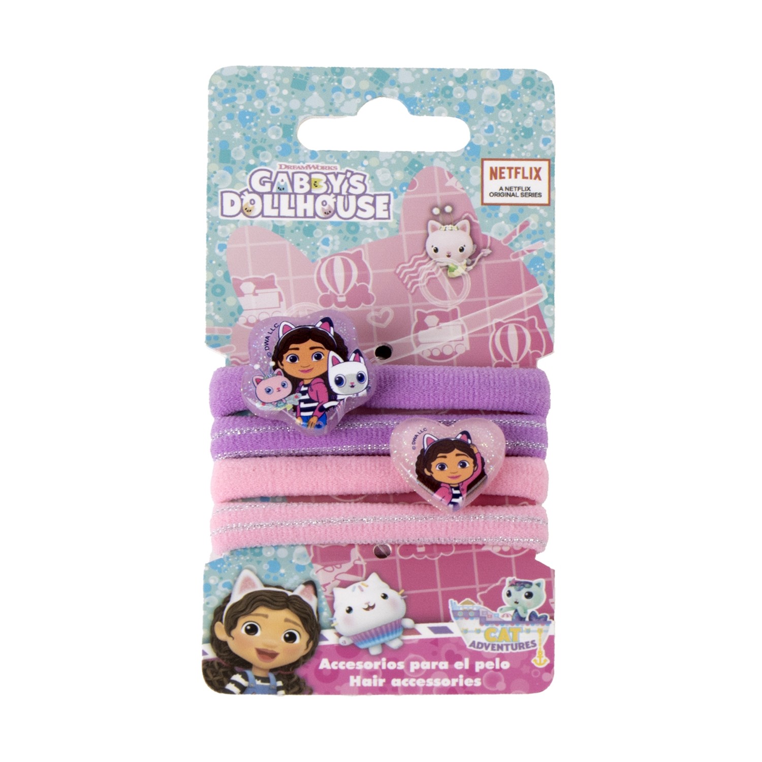 Cerda Beauty Netflix: Gabby’s Dollhouse - Hair Accessories (4pcs) (2500003449)