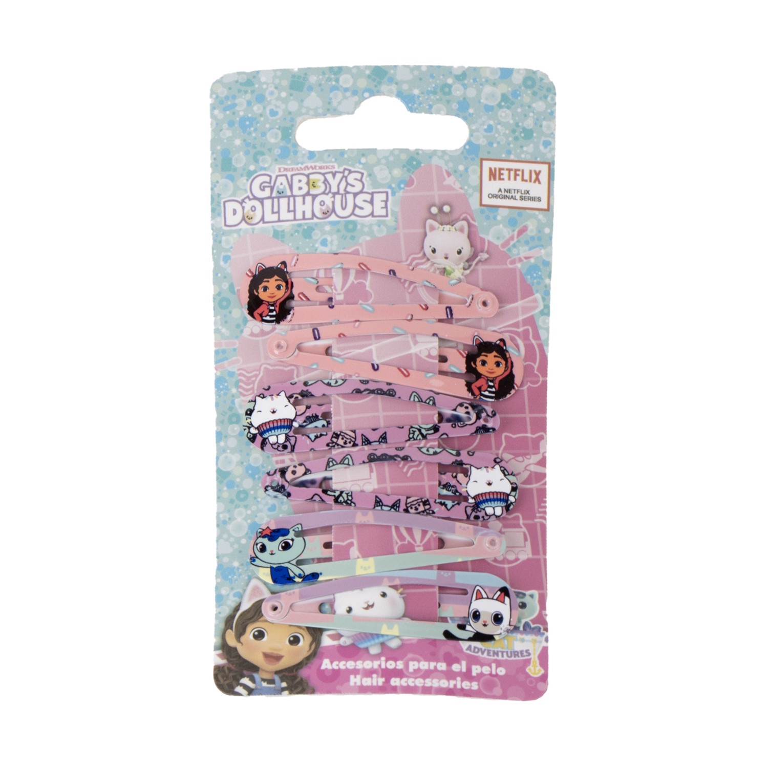 Cerda Beauty: Gabby’s Dollhouse - Hair Clips (6pcs) (2500003452)