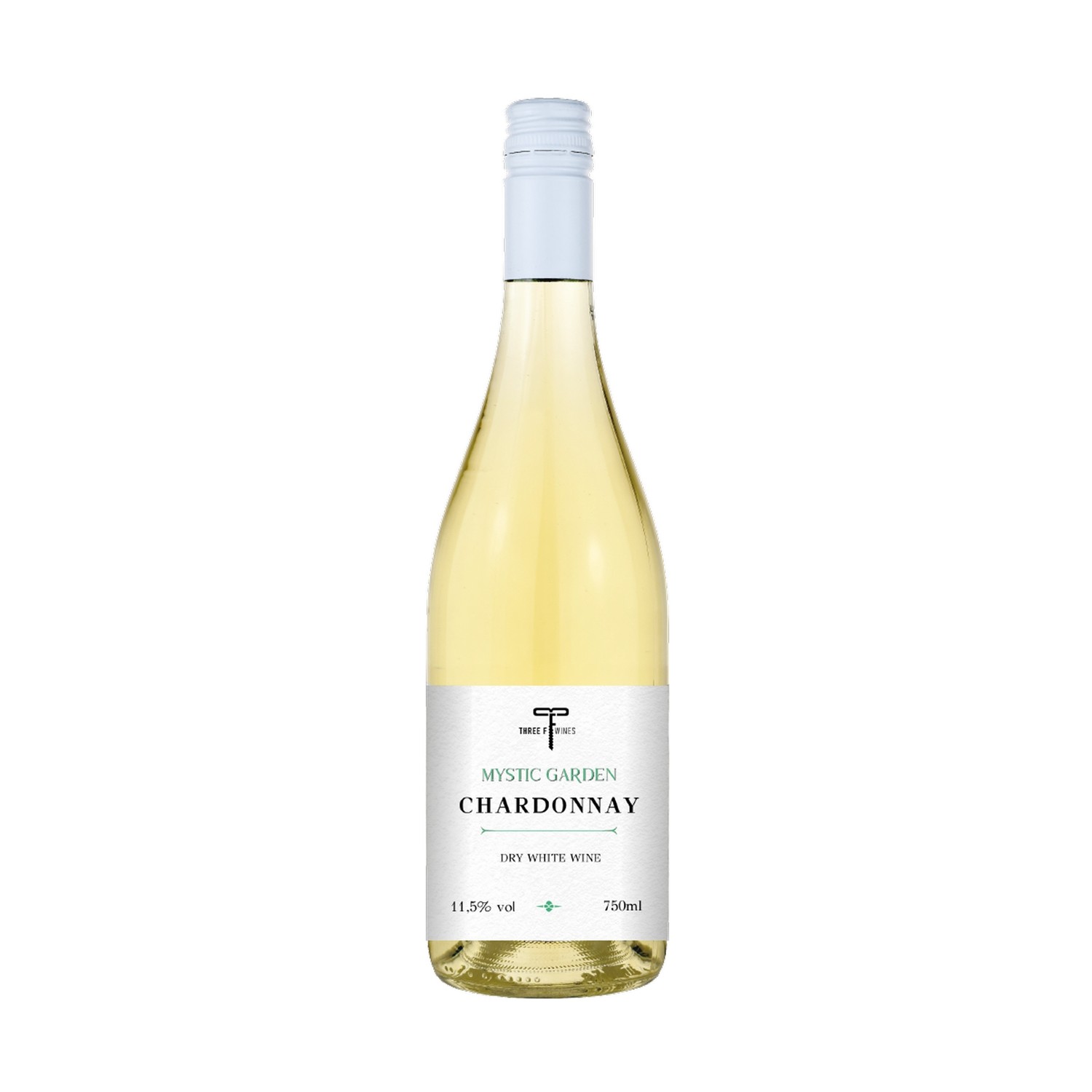 Three F Wines -  Mystic Garden - Chardonnay, Λευκός Ξηρός Οίνος,750ml