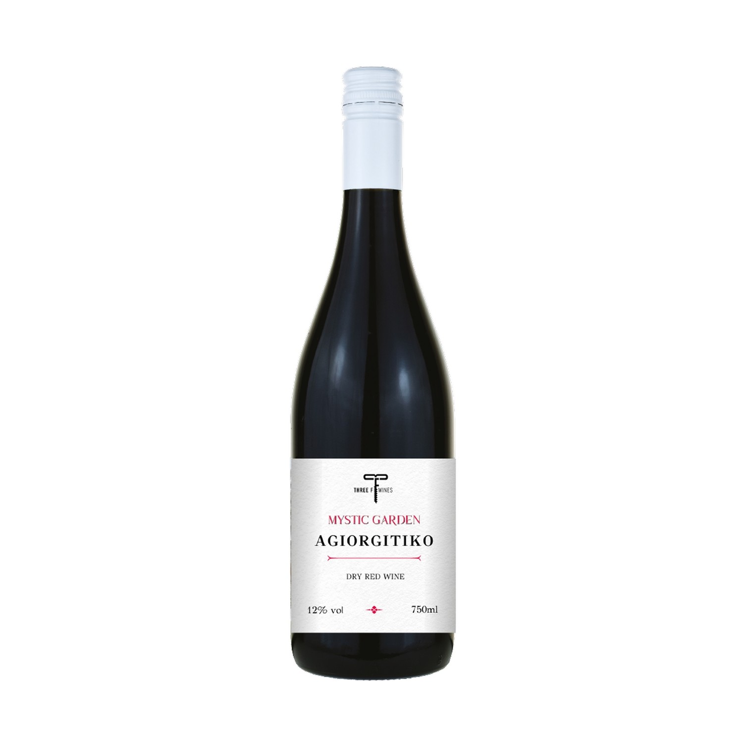 Three F Wines - Mystic Garden - Agiorgitiko, Red Dry Wine P.G.I,750ml