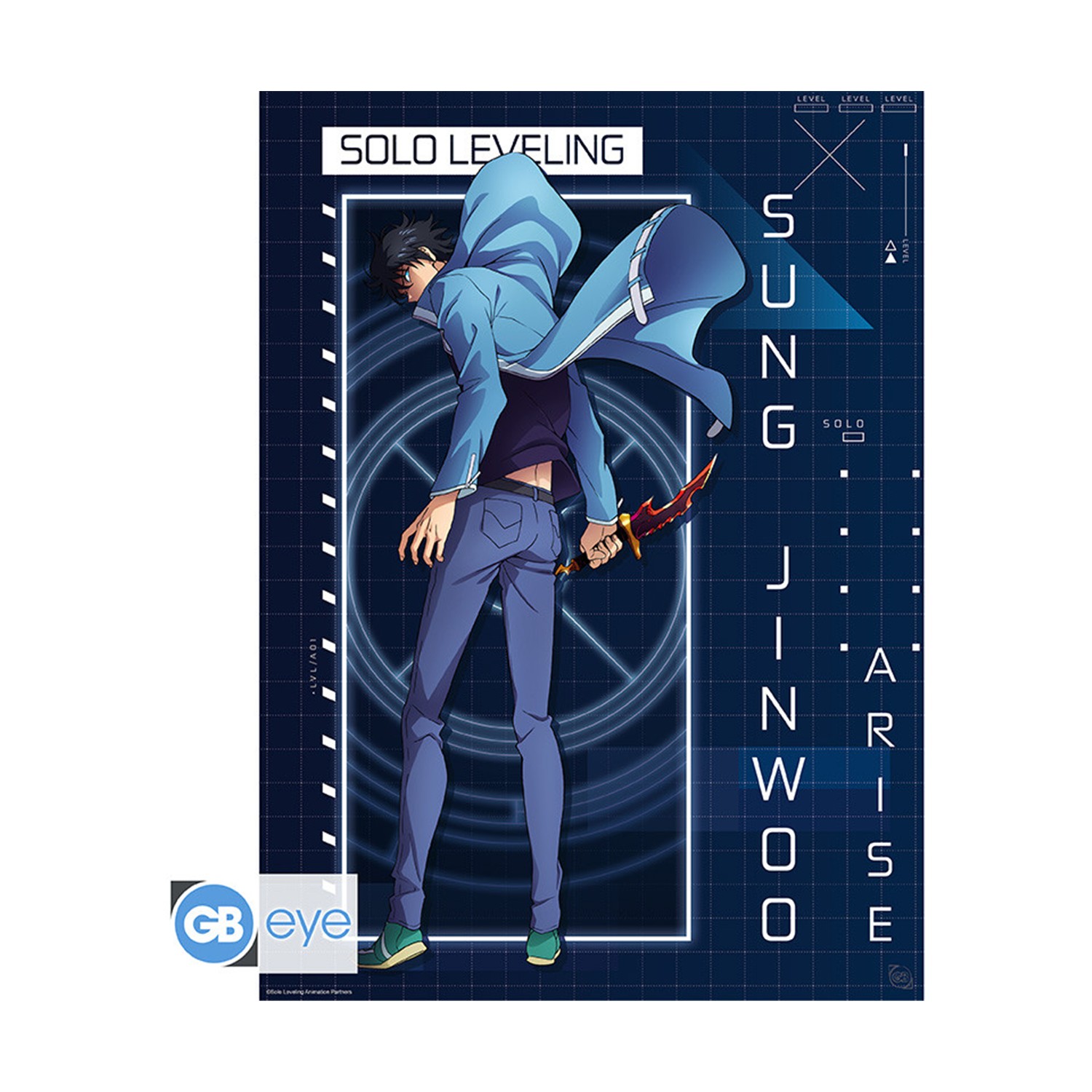 Abysse: Solo Leveling - Jinwoo Arise Chibi Poster (52X38cm) (GBYDCOA025)
